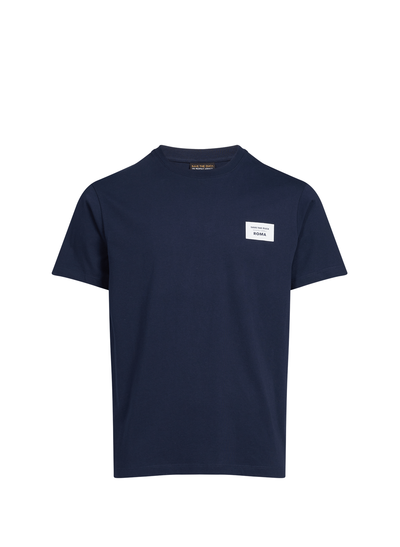 Round neck cotton t-shirt SAVE THE DUCK Blue