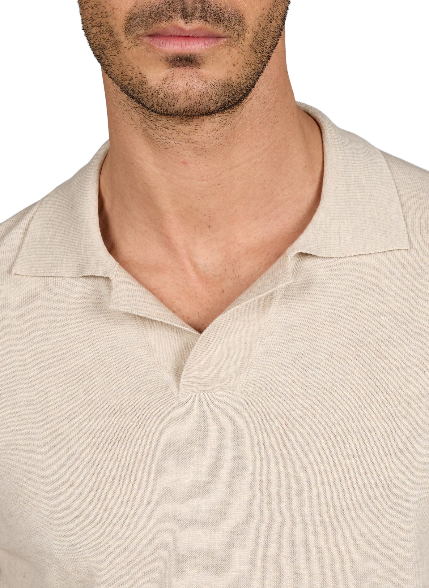 Polo en coton LAFAURIE Beige