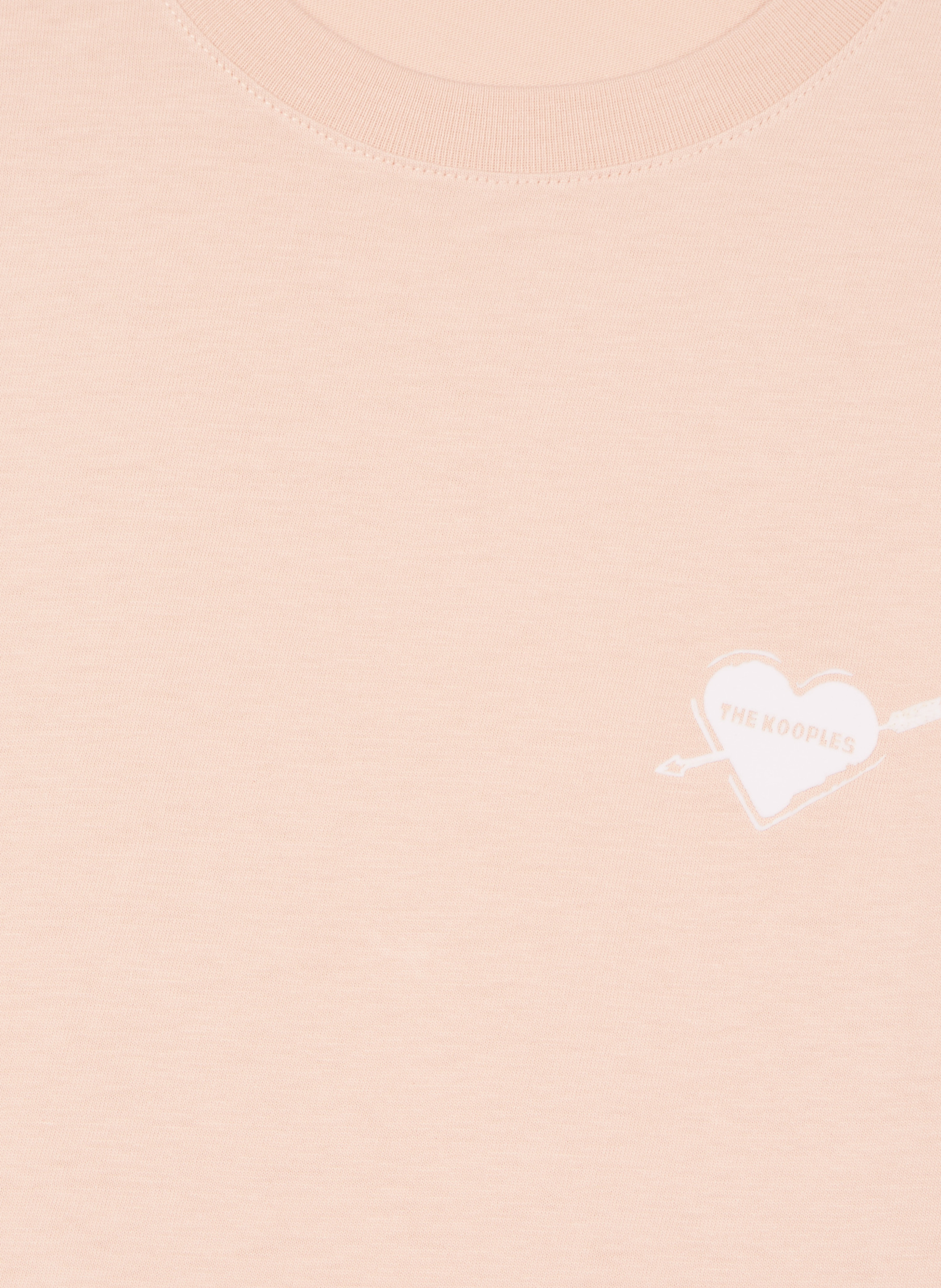 T-shirt avec flocage coeur THE KOOPLES Rose