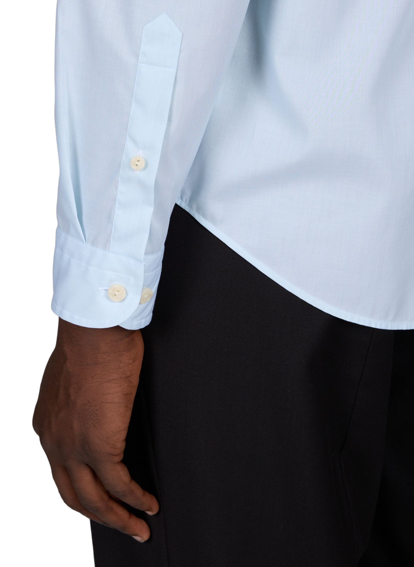 Chemise droite en coton ETON Vert