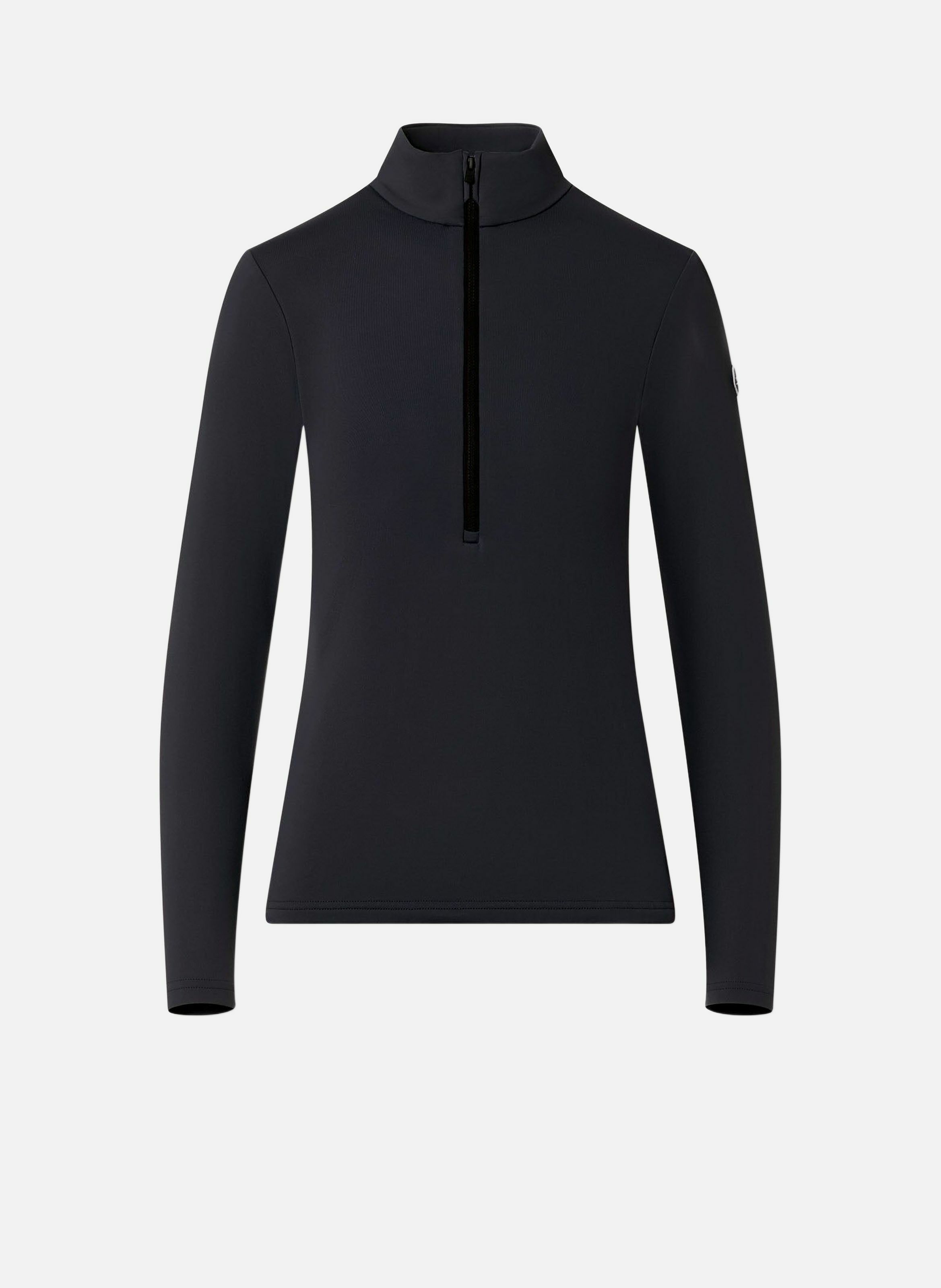Gemini high-neck fitted sweater FUSALP Black