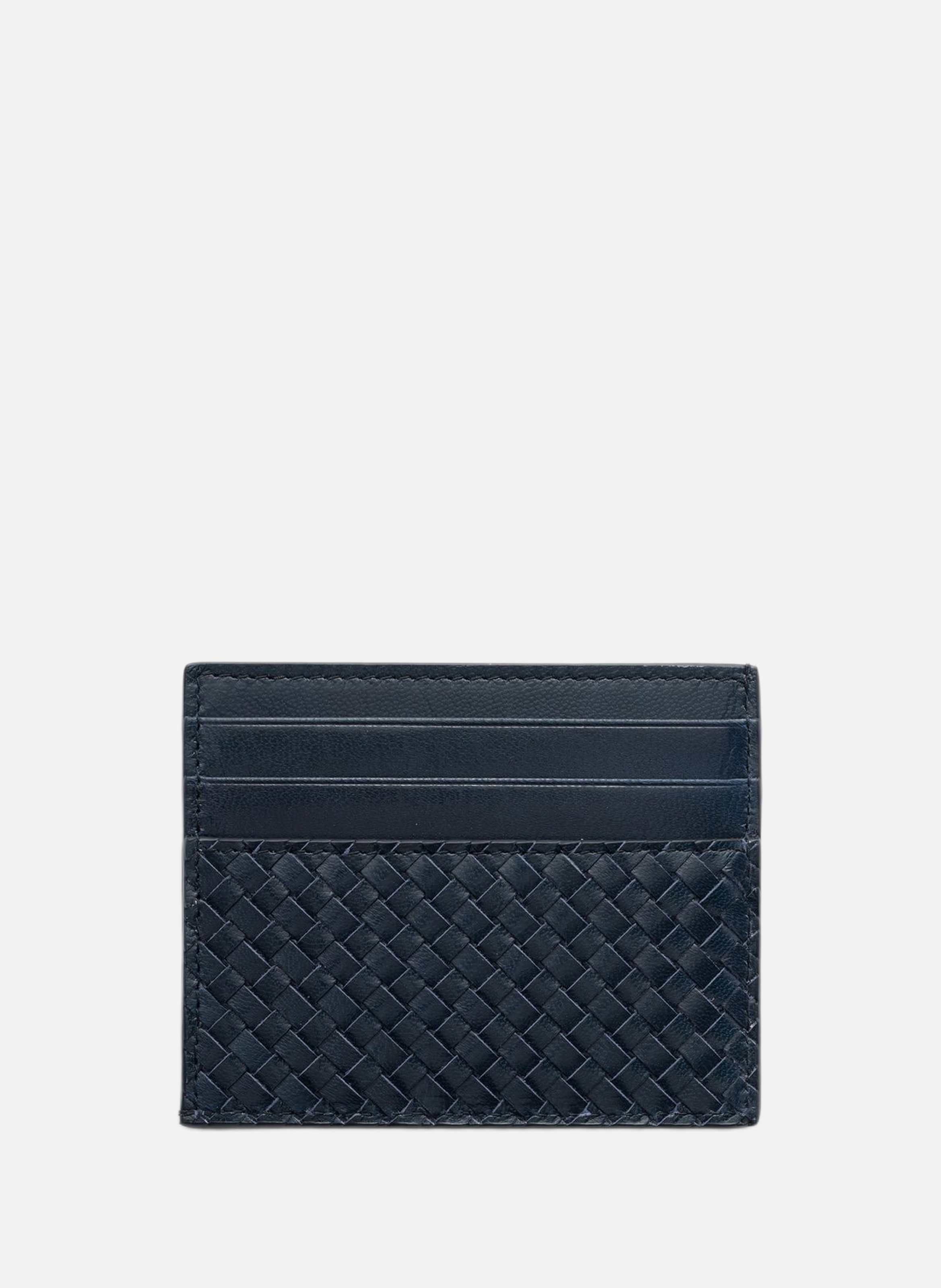 Porte-cartes en cuir PRADA Bleu