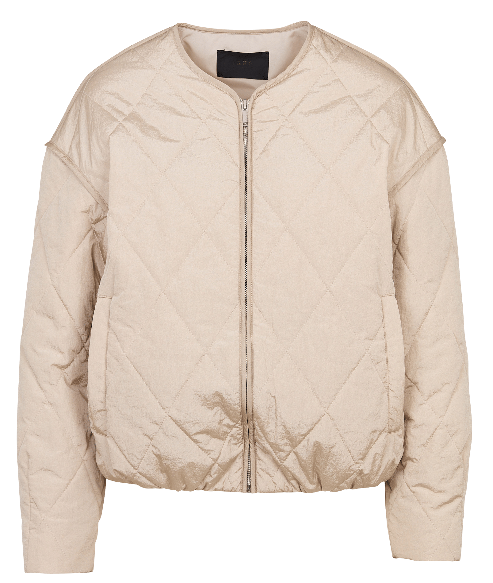 Sous-doudoune oversize col v matelassée IKKS Doré