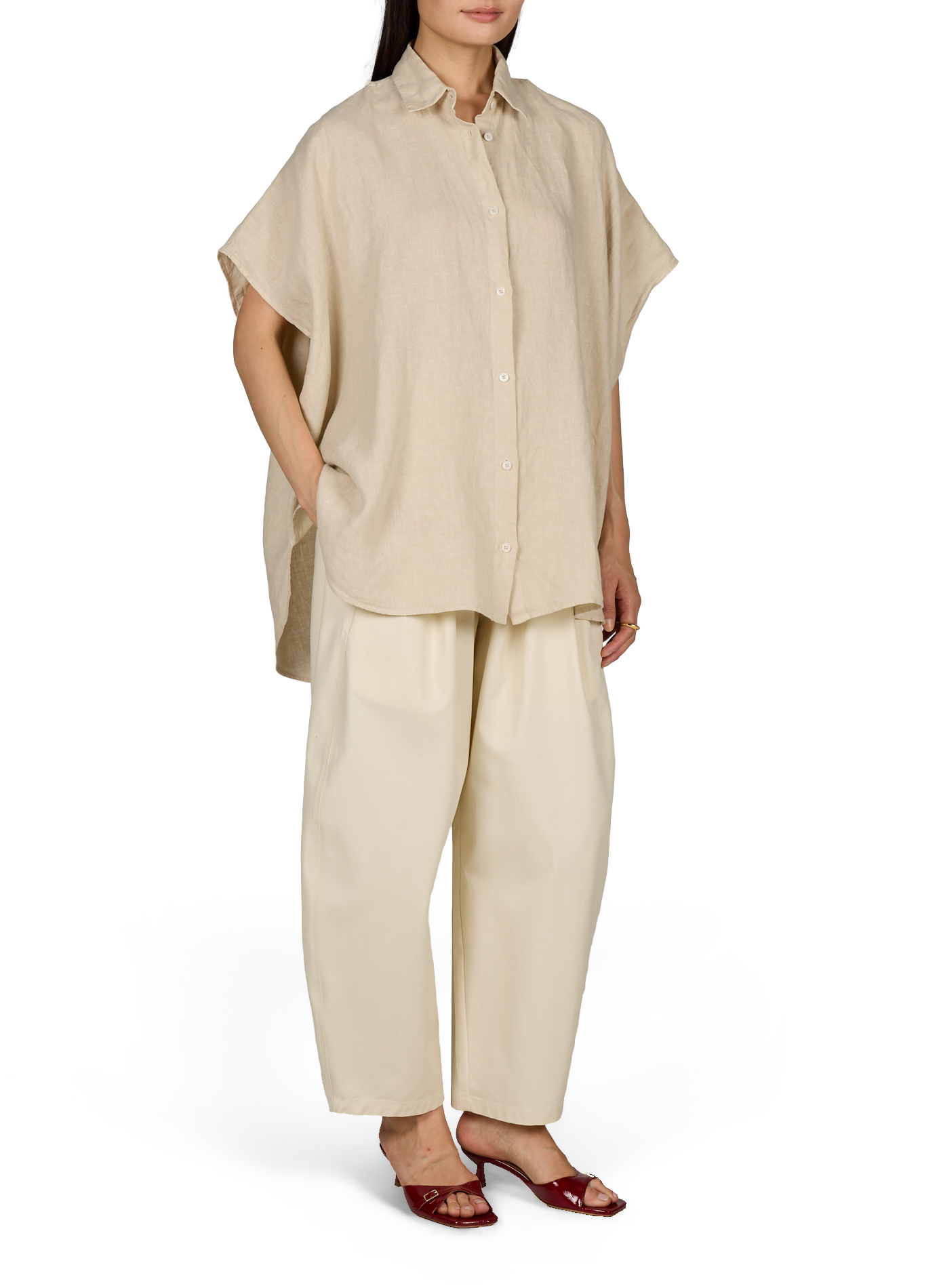 Mrs Kate linen dress MR MOOD Beige