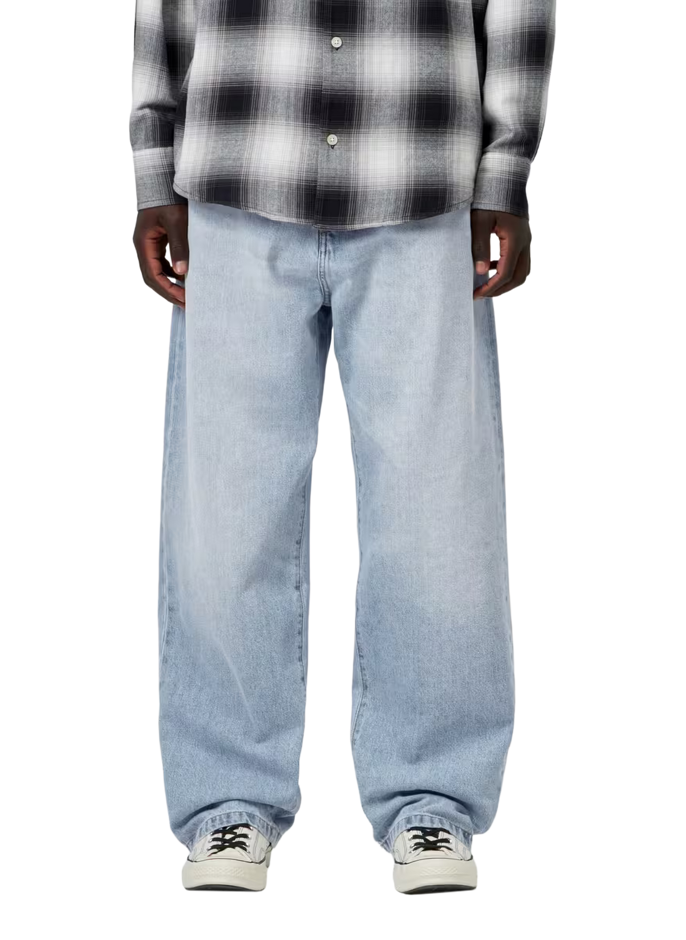 Jean large à cinq poches en coton CARHARTT WIP Bleu