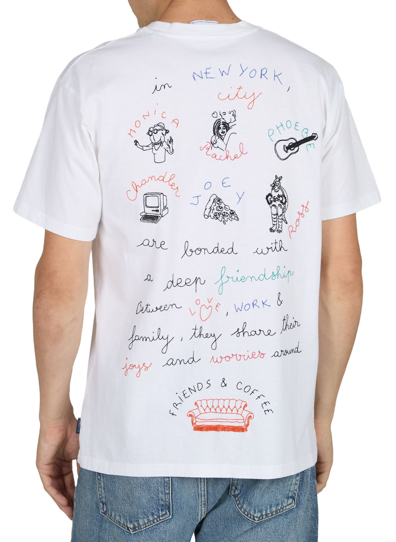 Straight cotton t-shirt MAISON LABICHE White