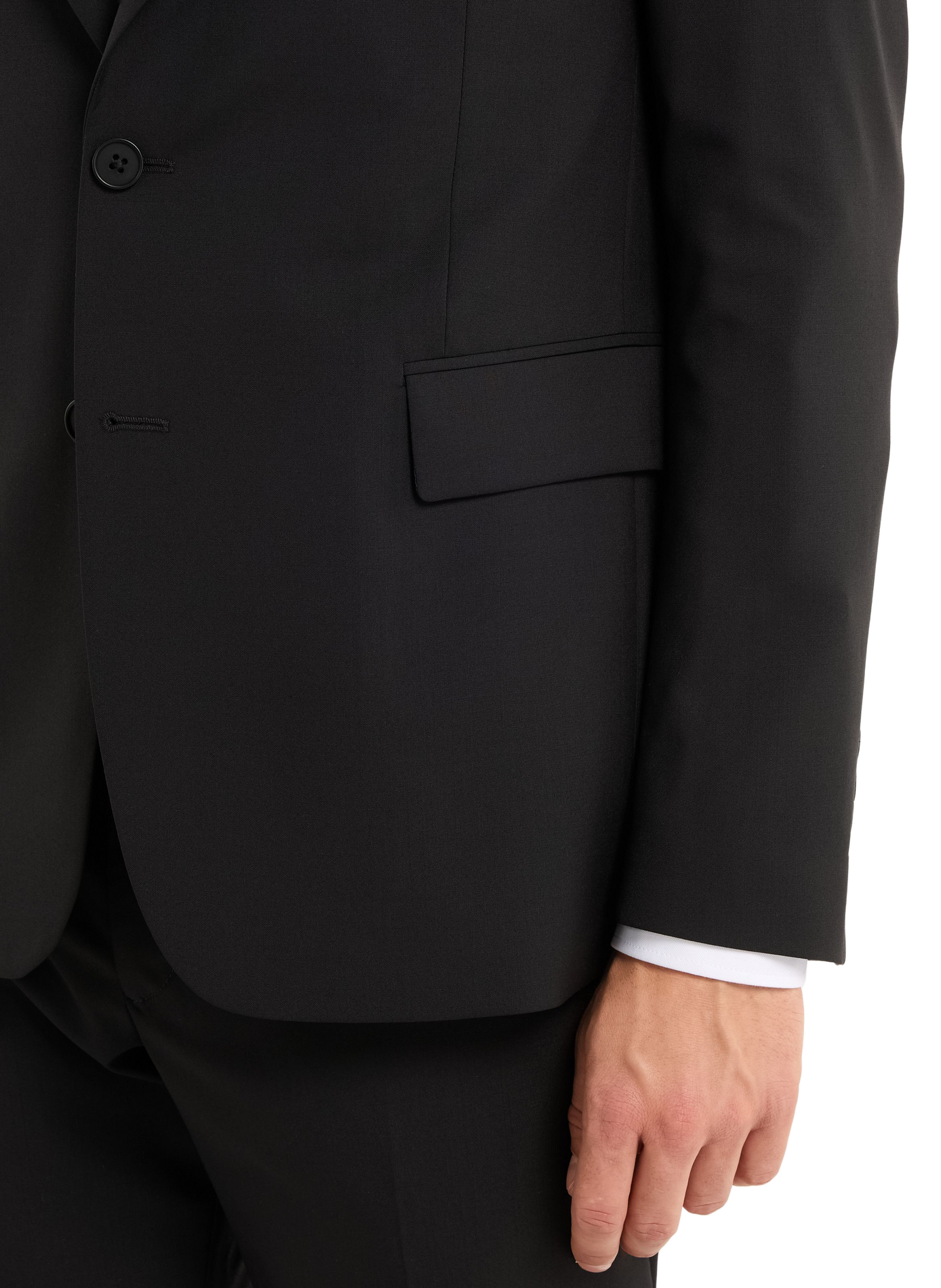Veste blazer Caph en laine SAISON 1865 Noir