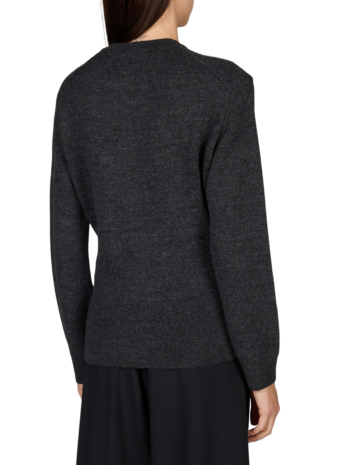 Cardigan droit en laine CLOSED Noir