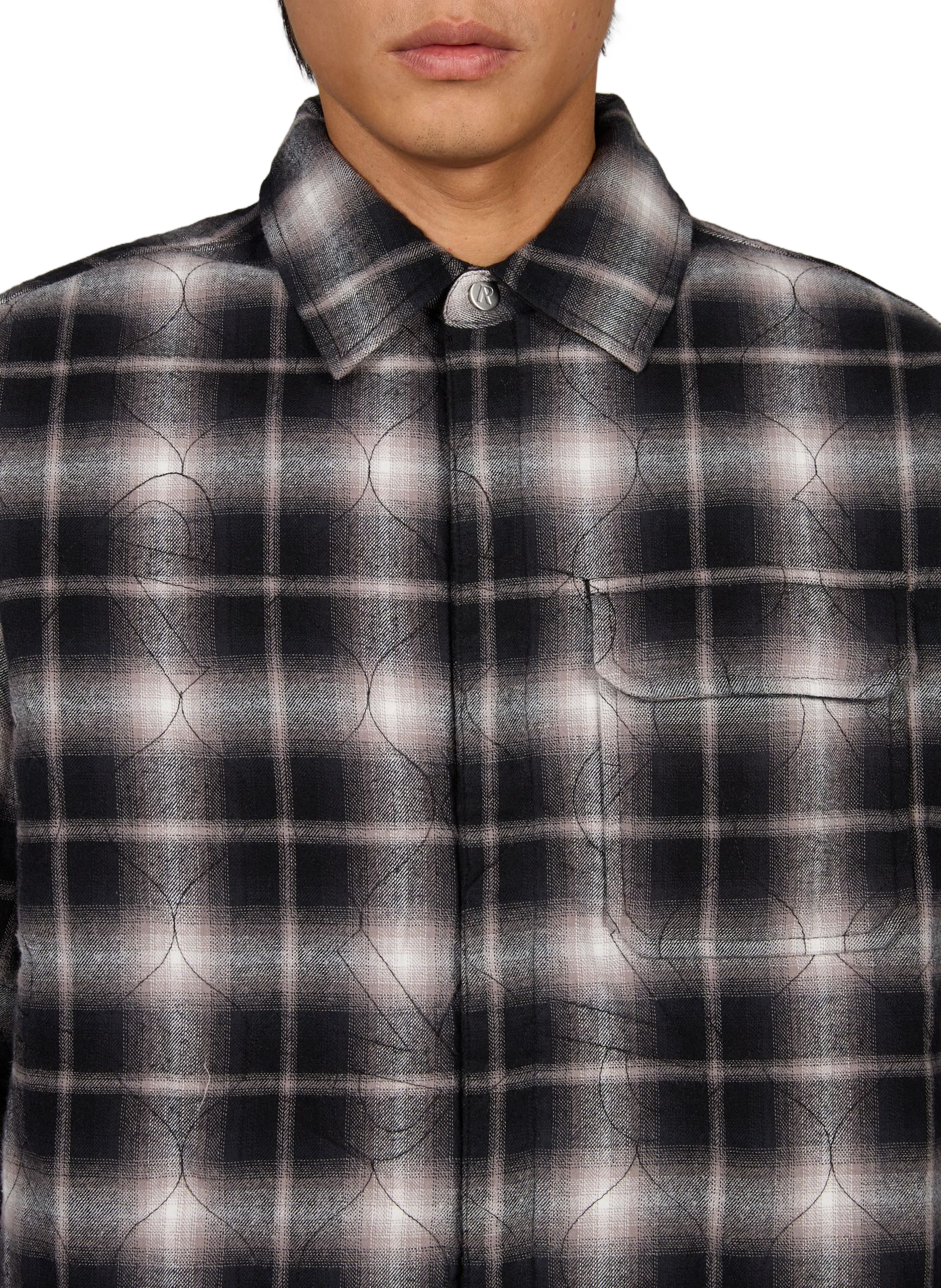 Veste oversize en coton matelassé REPRESENT Noir