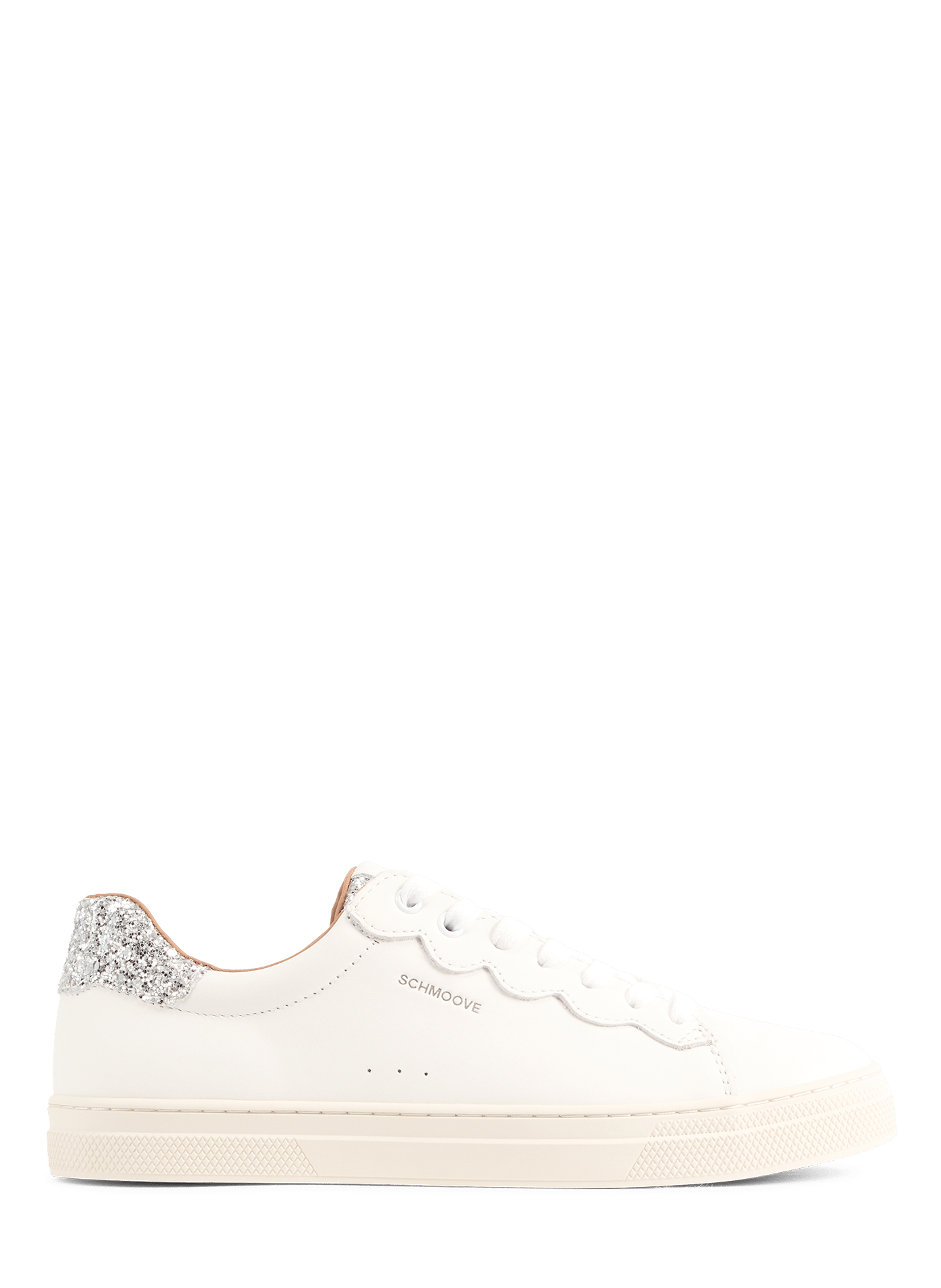 Sparkle Wave Glitter Sneakers SCHMOOVE White