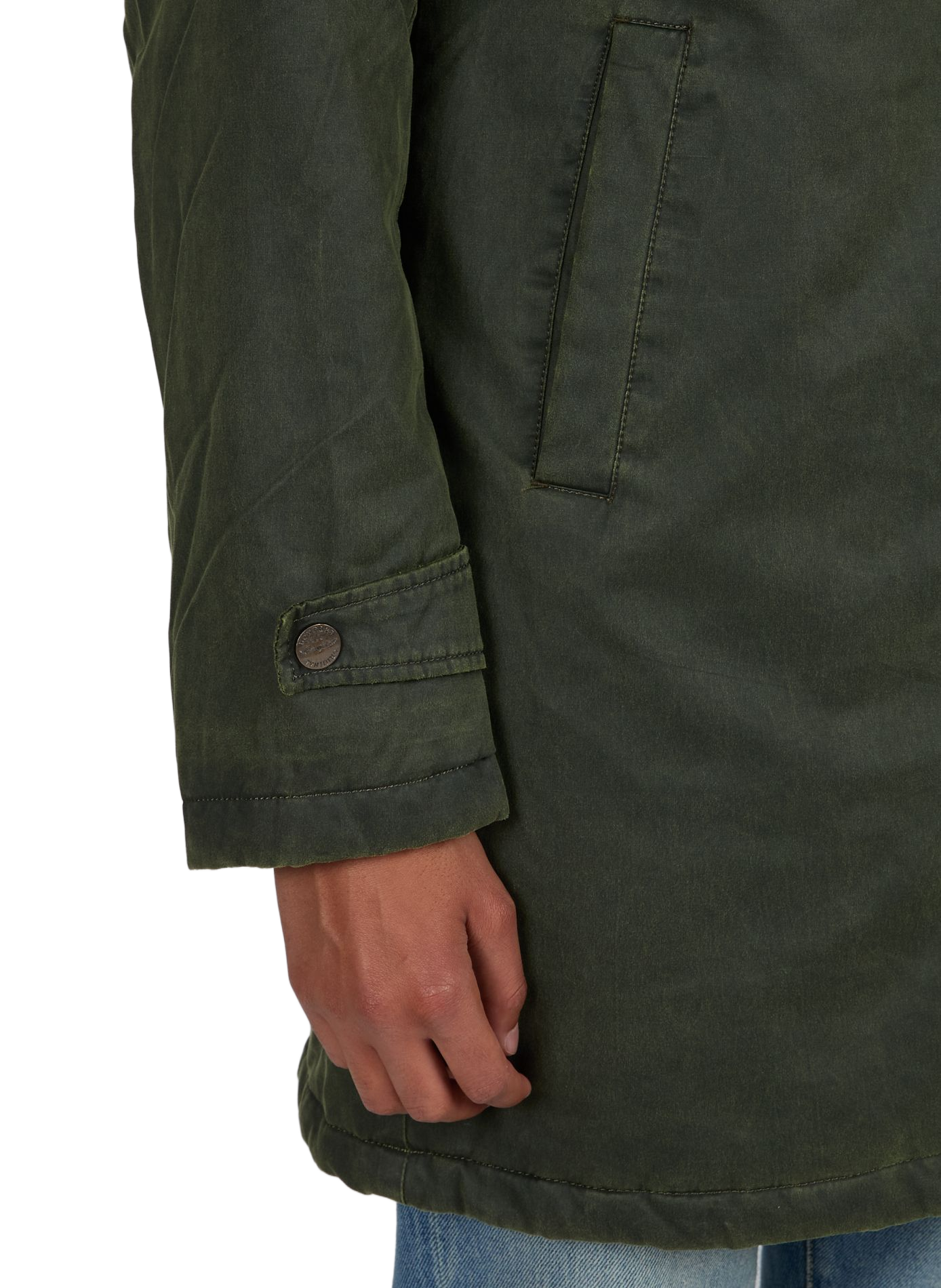 Gerade Westland-Jacke aus Baumwollmischung BOMBERS ORIGINAL Khaki