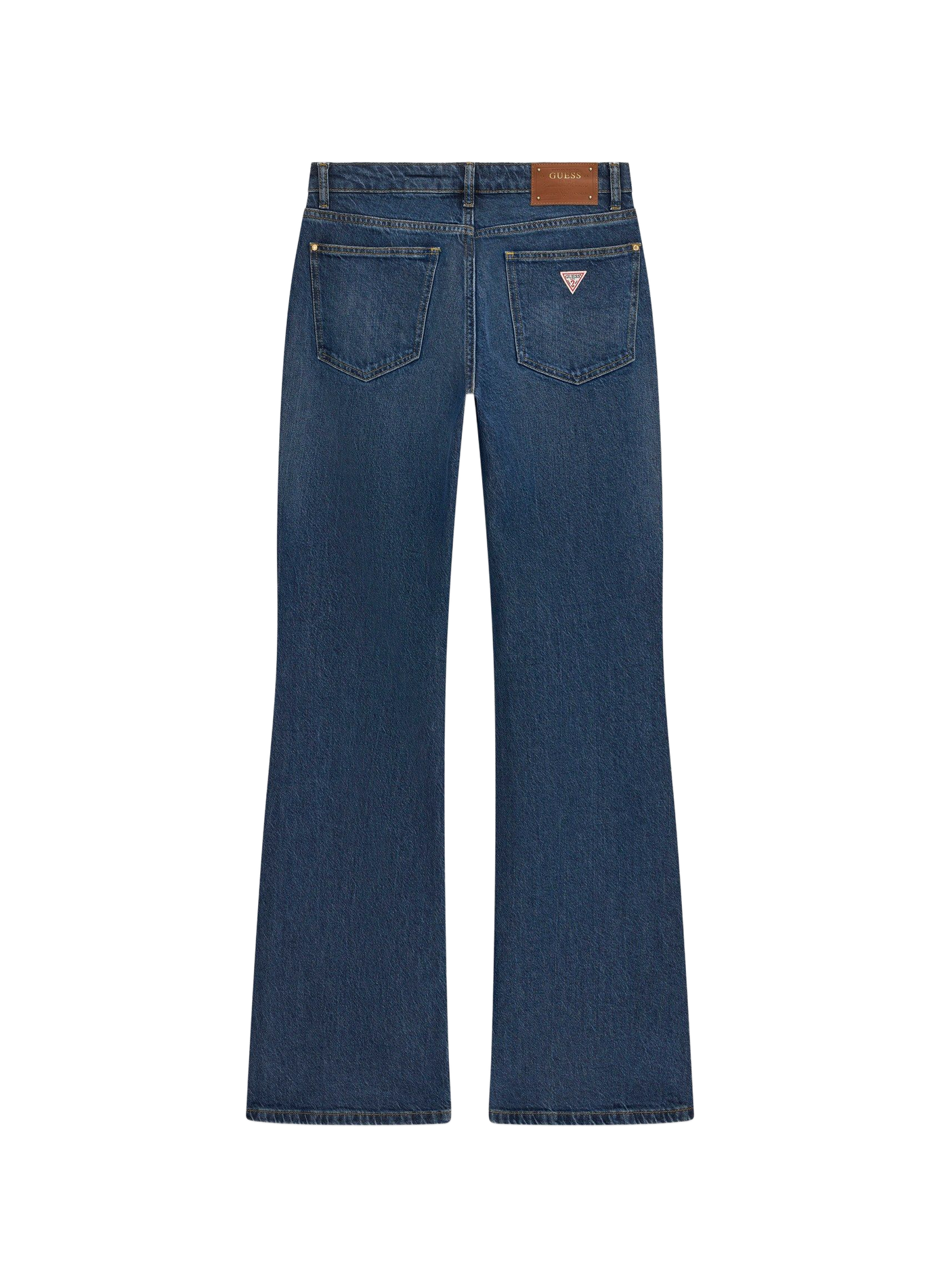Jean flare en coton mélangé GUESS Schwarz