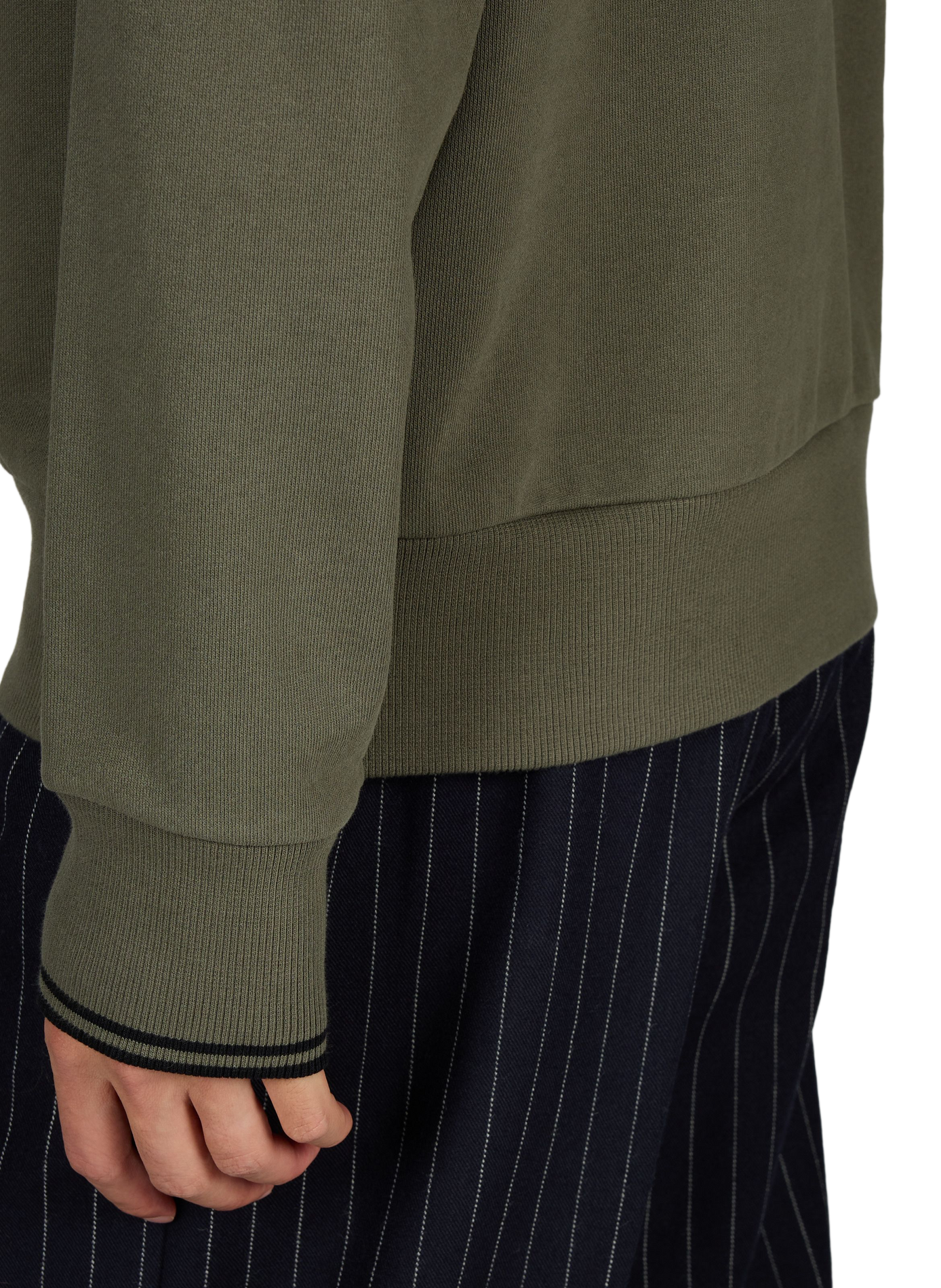 Sweatshirt Caspian van katoen FRED PERRY Groen