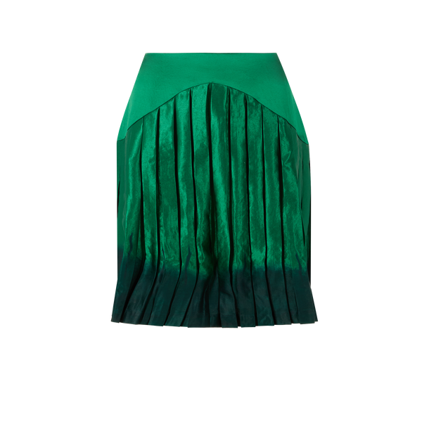 Collina Strada Satin Pleated Skirt