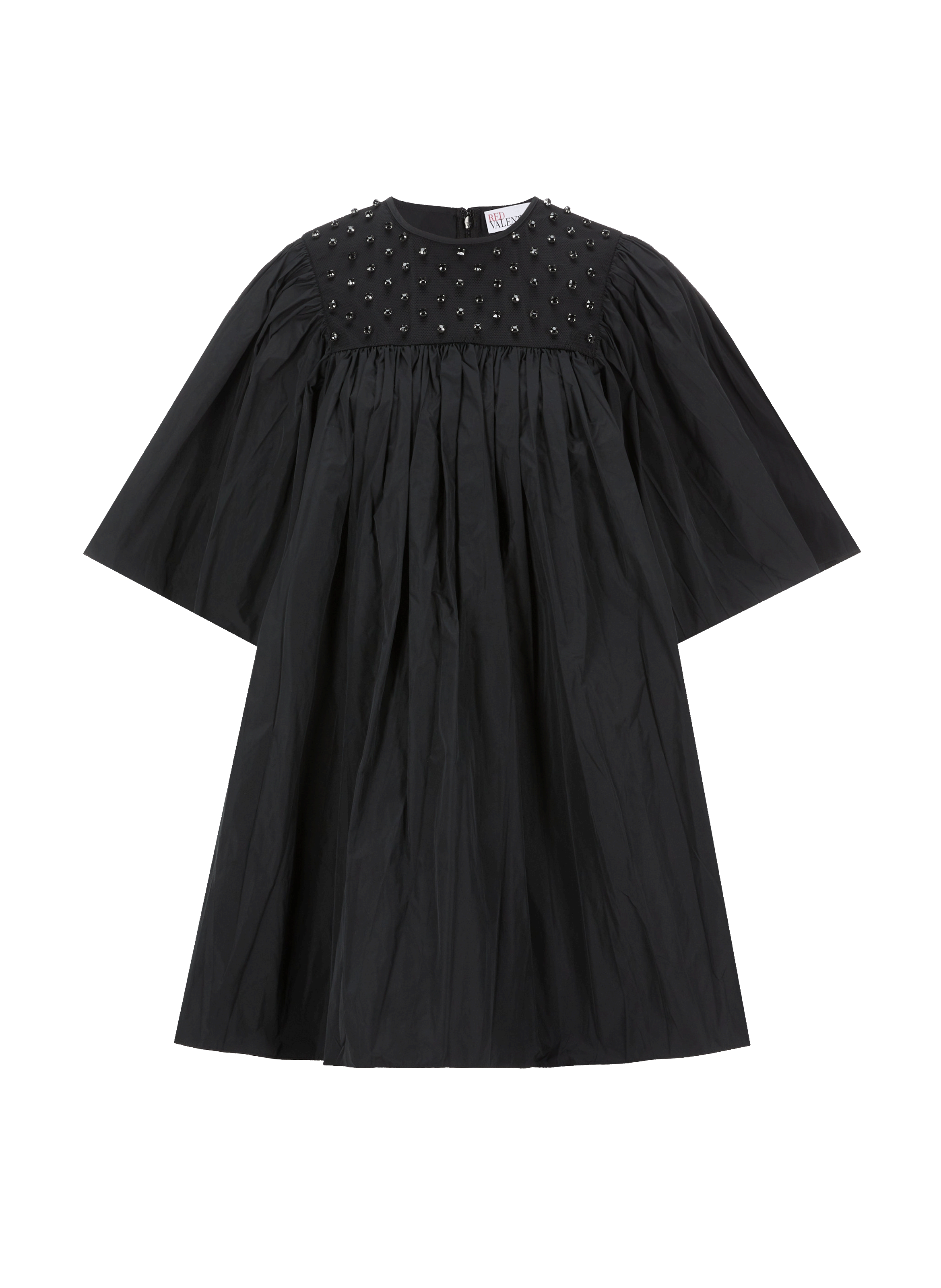 Robe courte en taffetas