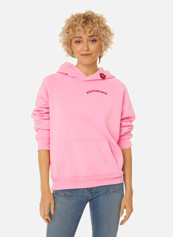 ZADIG&VOLTAIRE Band of Sisters cotton hoodie Pink