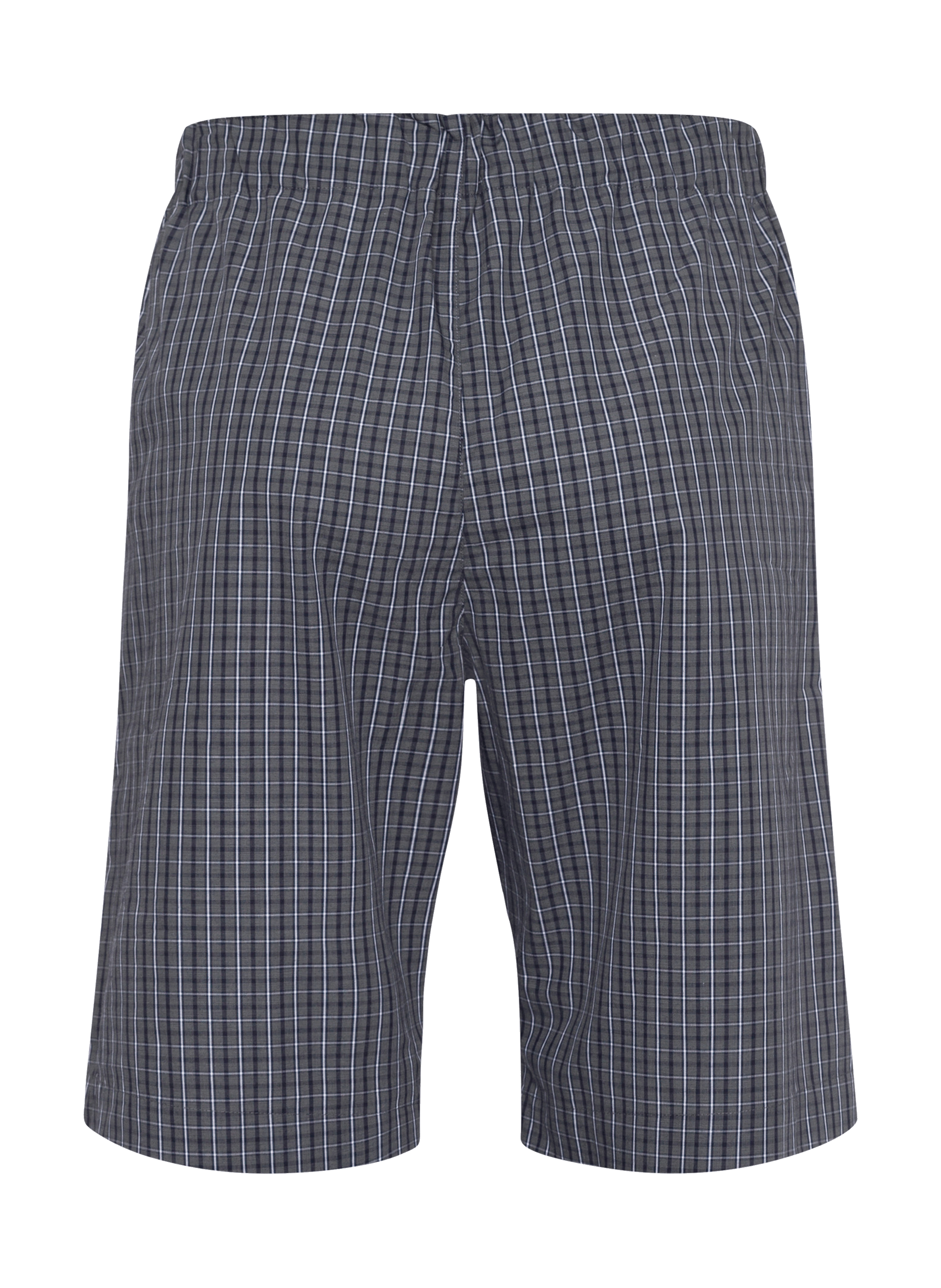 Cotton check pyjama shorts HANRO Grey