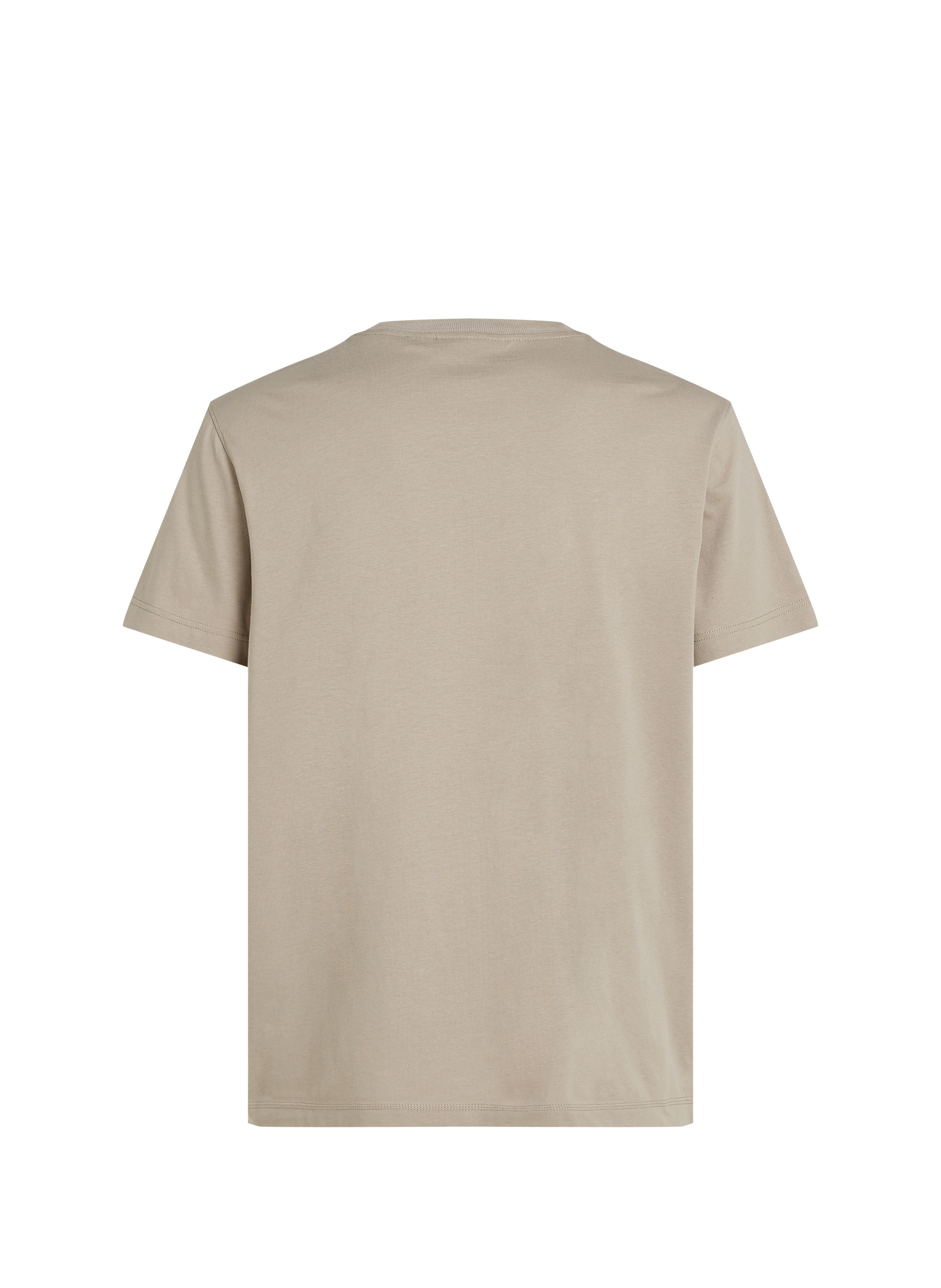 Cotton T-shirt CALVIN KLEIN Beige
