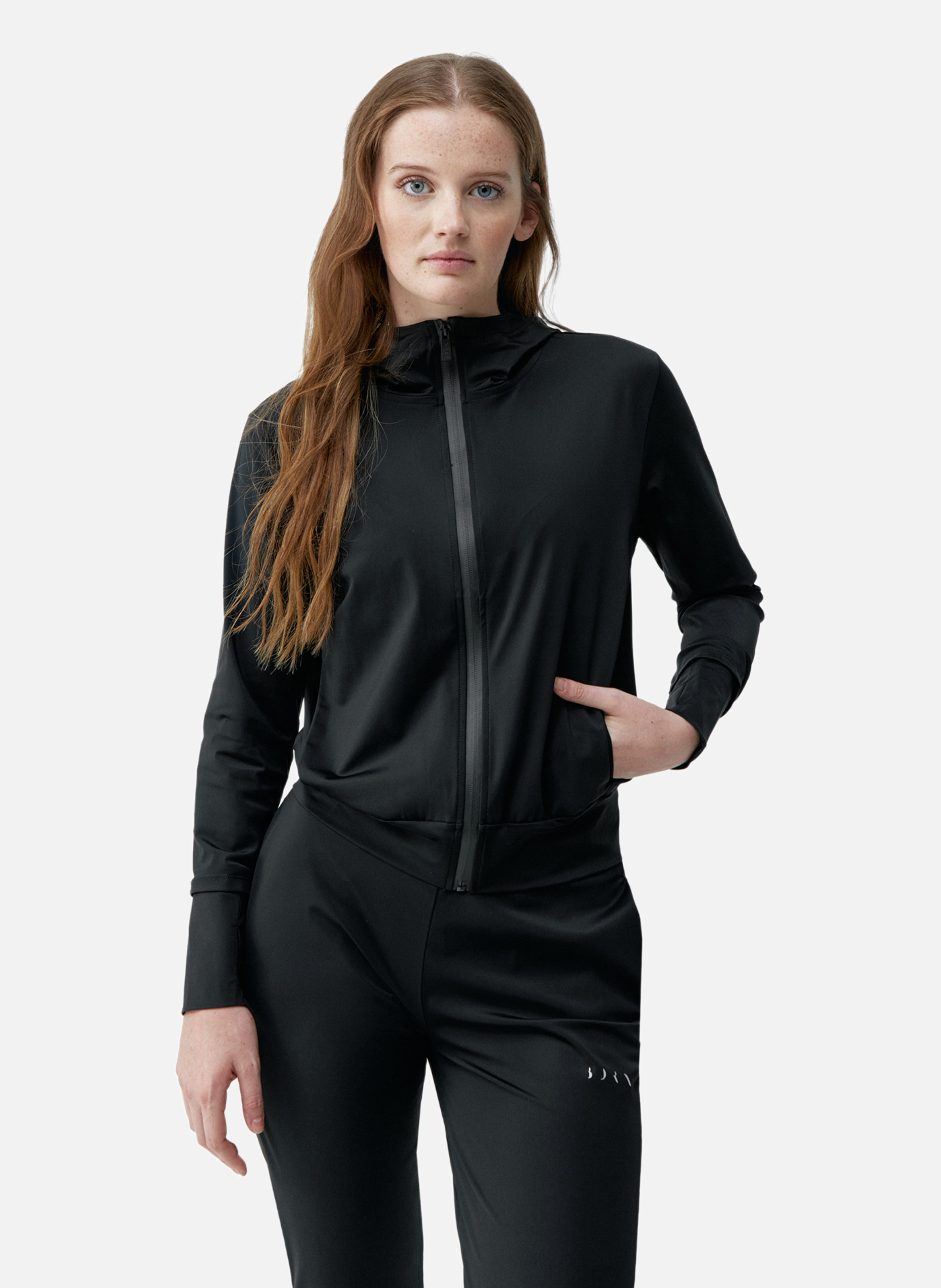 Veste de sport zippée performance athleisure airla BORN LIVING YOGA Noir