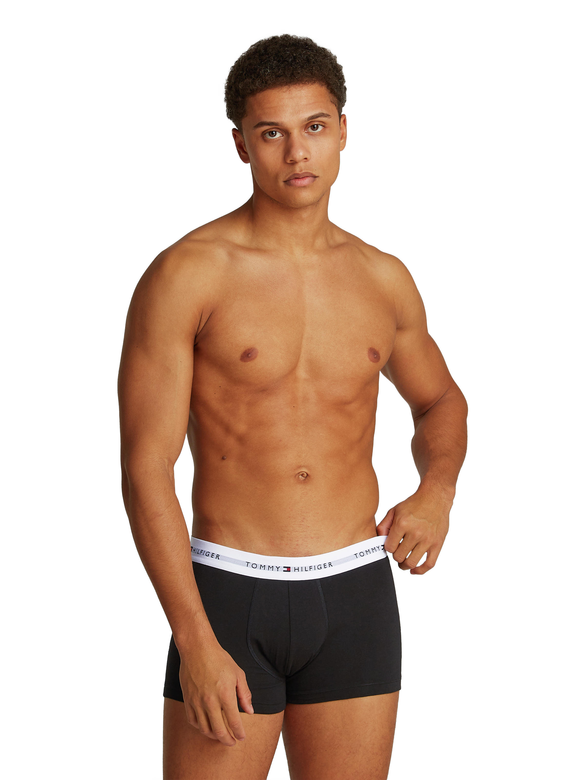Lot de 3 boxers en coton organique TOMMY HILFIGER Noir