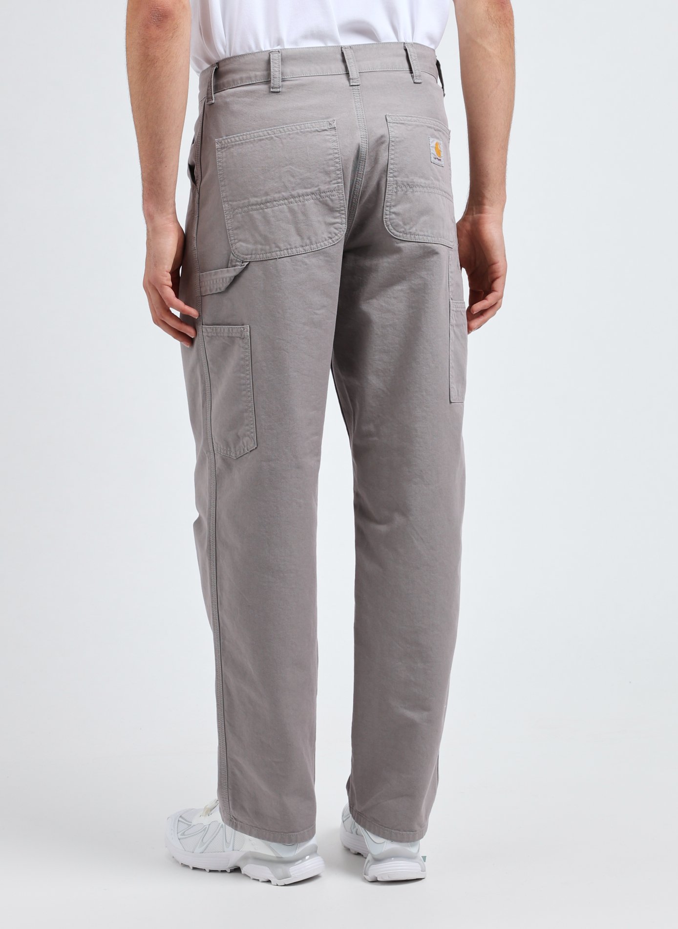 Single Knee cotton trousers CARHARTT WIP Grey
