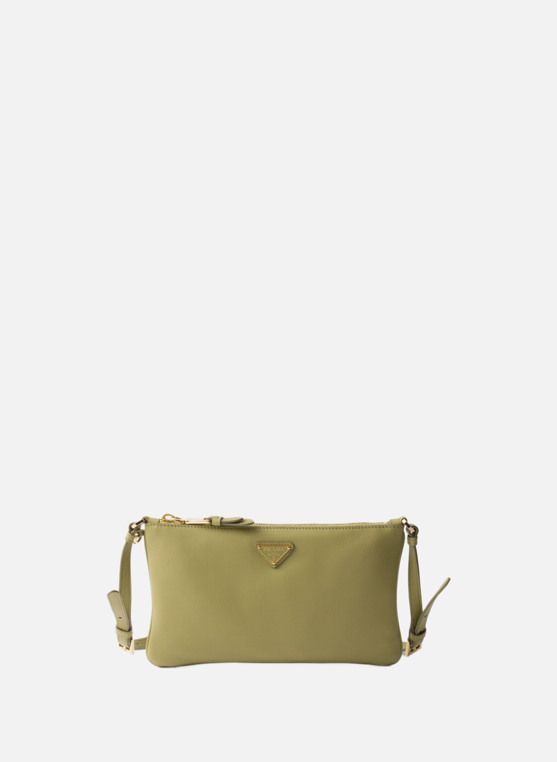 Pochette en cuir PRADA Vert