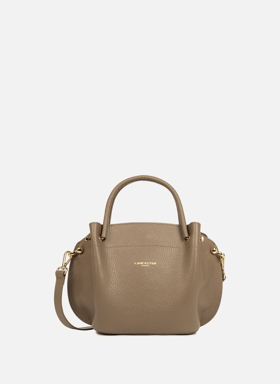Sac à main - foulonné double Marron by LANCASTER LANCASTER Sac à main - foulonné double Marron