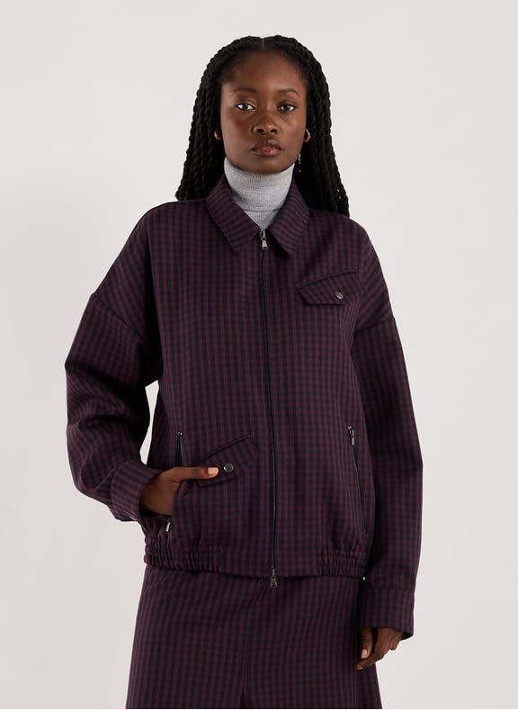 Wool check jacket Multicolour by TIBI TIBI Wool check jacket Multicolour