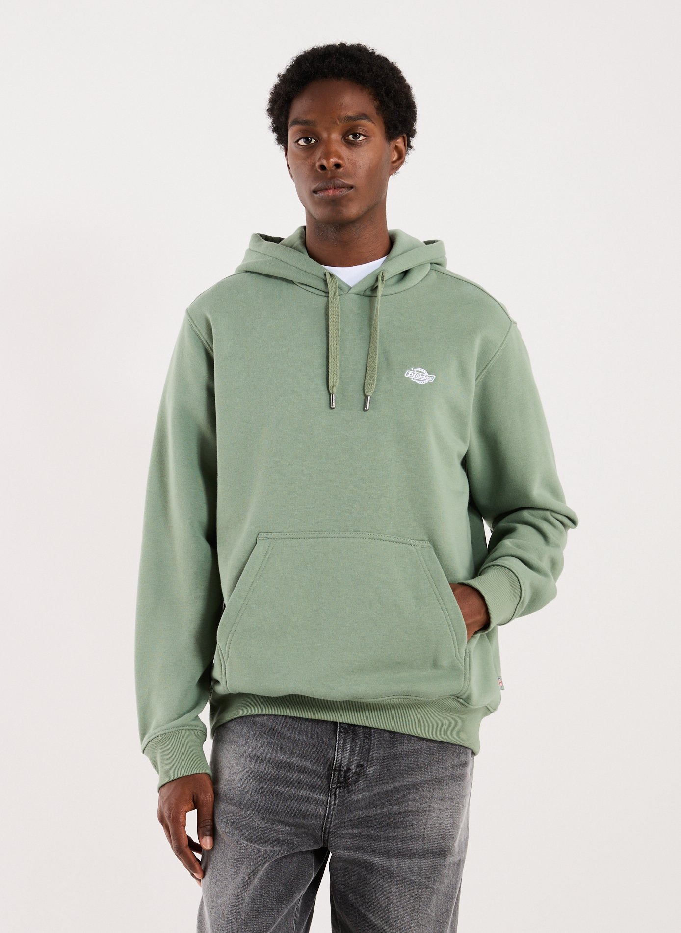 DICKIES Hoodie en coton mélangé Vert