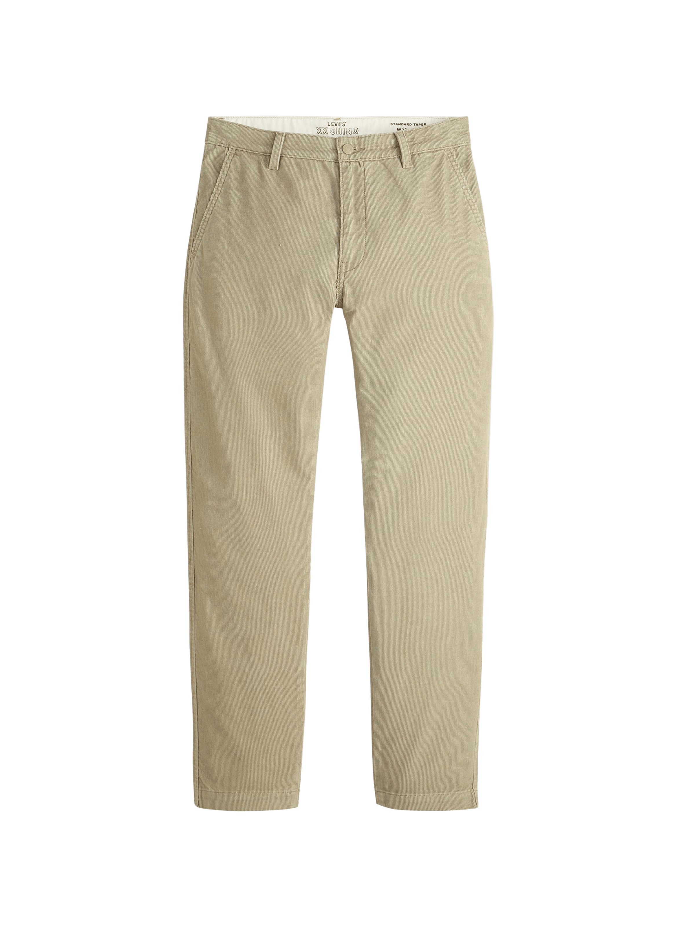 Ribbed trousers LEVI'S Beige