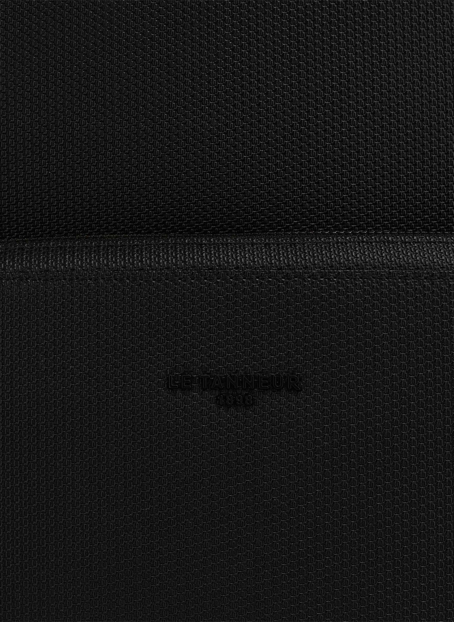 Sac à dos emile en cuir signature t LE TANNEUR Noir