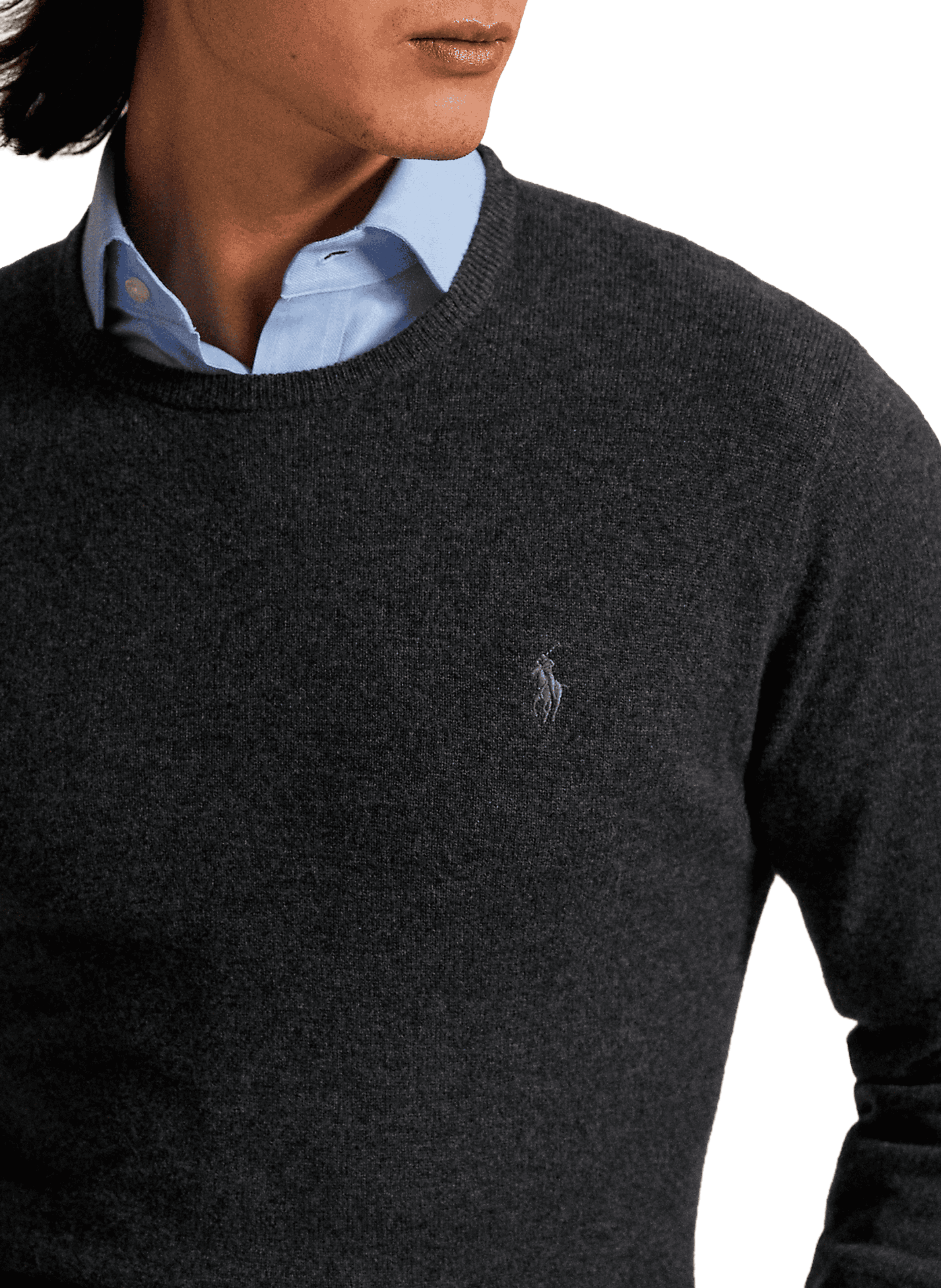 Round-neck wool jumper POLO RALPH LAUREN Grey