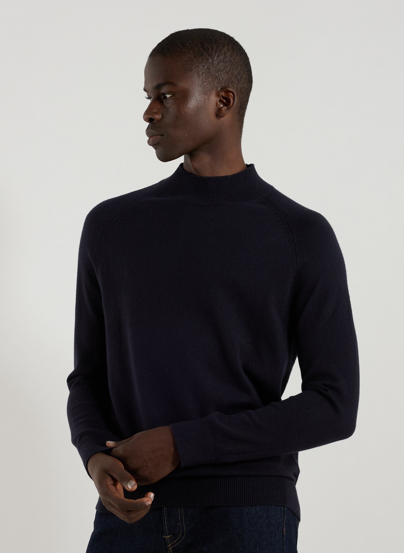 STRELLSON Cotton-blend jumper Blue