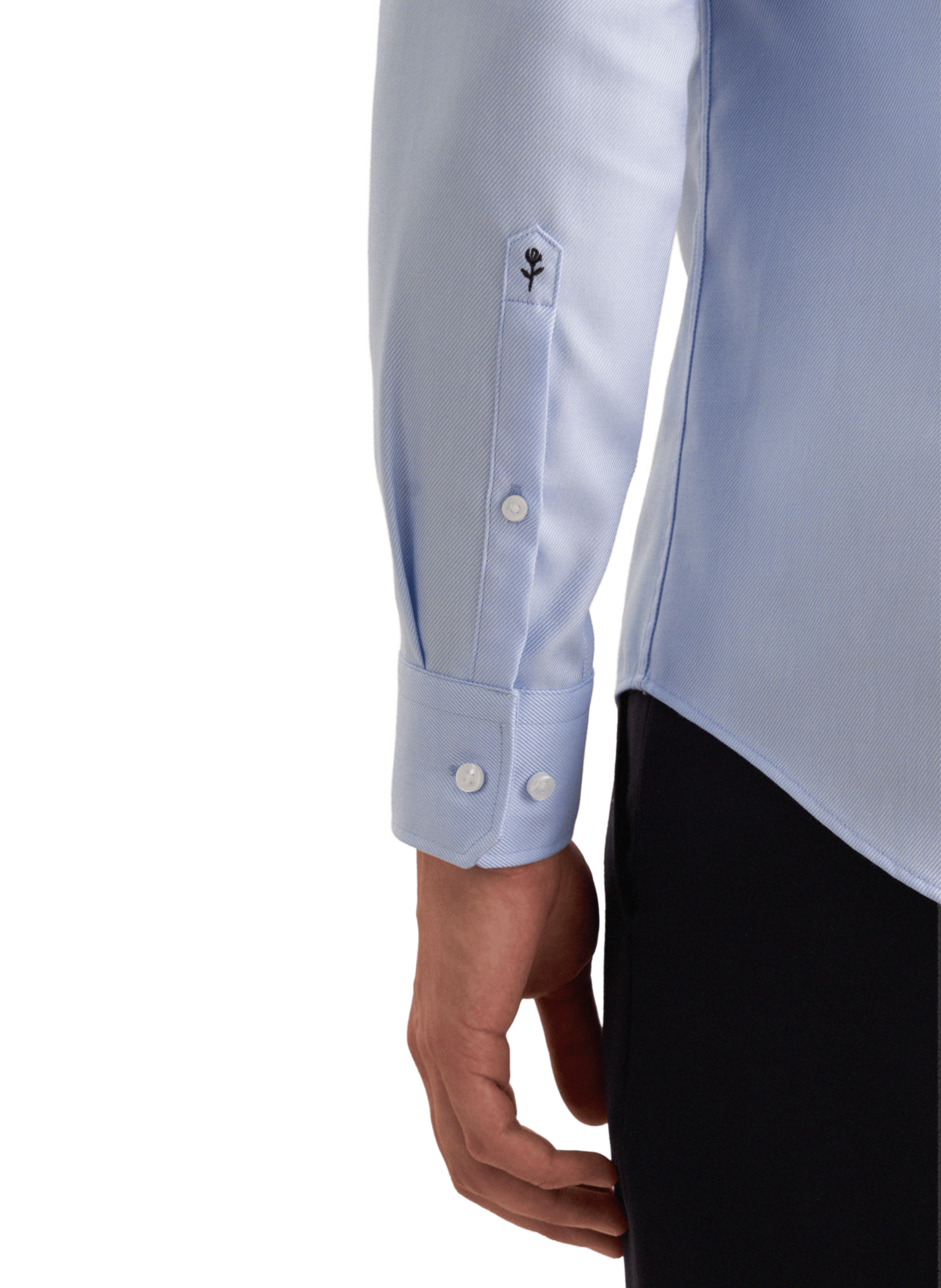 Kent-collar shirt SEIDENSTICKER Blue