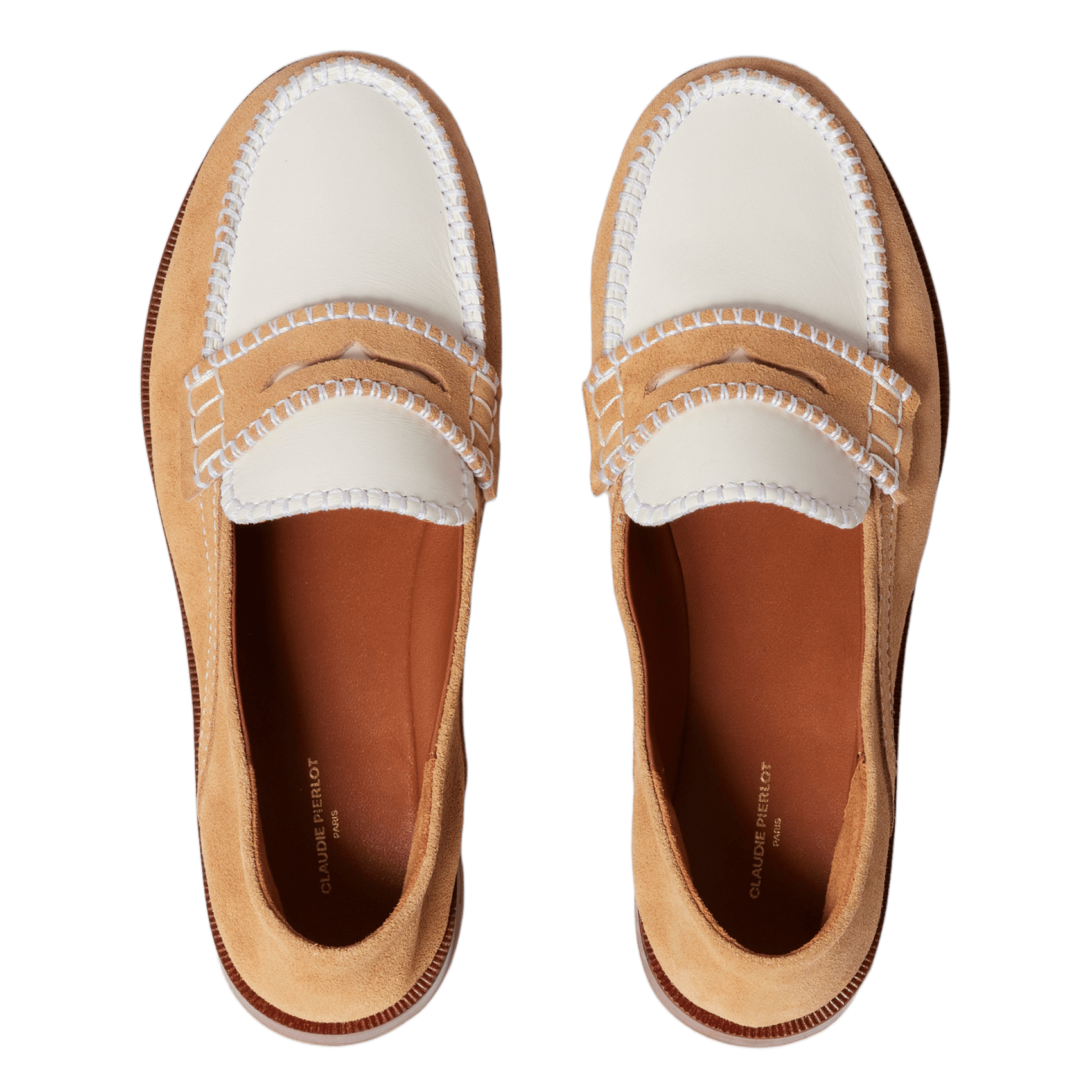 Mocassins en cuir velours CLAUDIE PIERLOT Multicolore