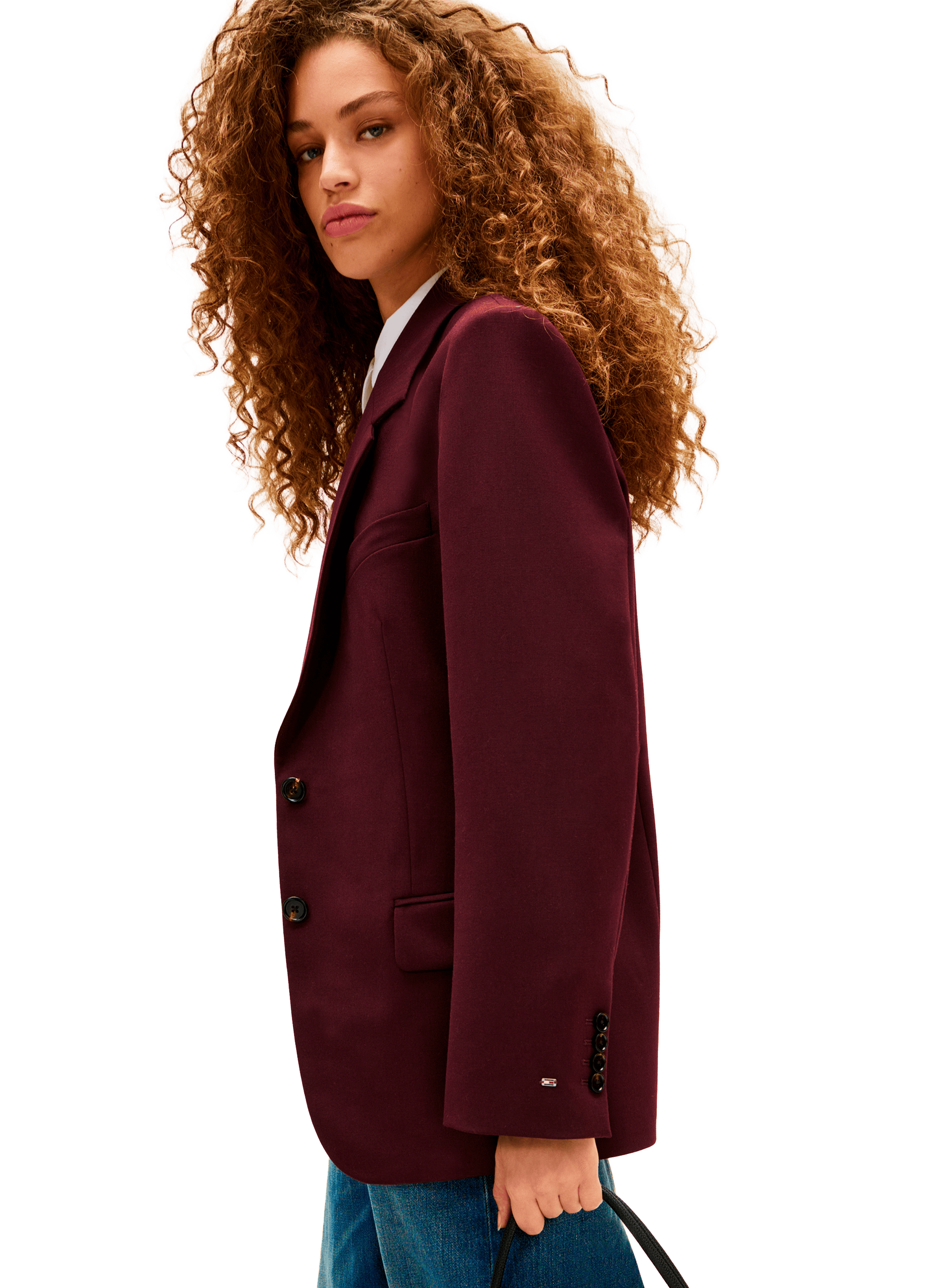 Sac à bandoulière grainé TOMMY HILFIGER Noir