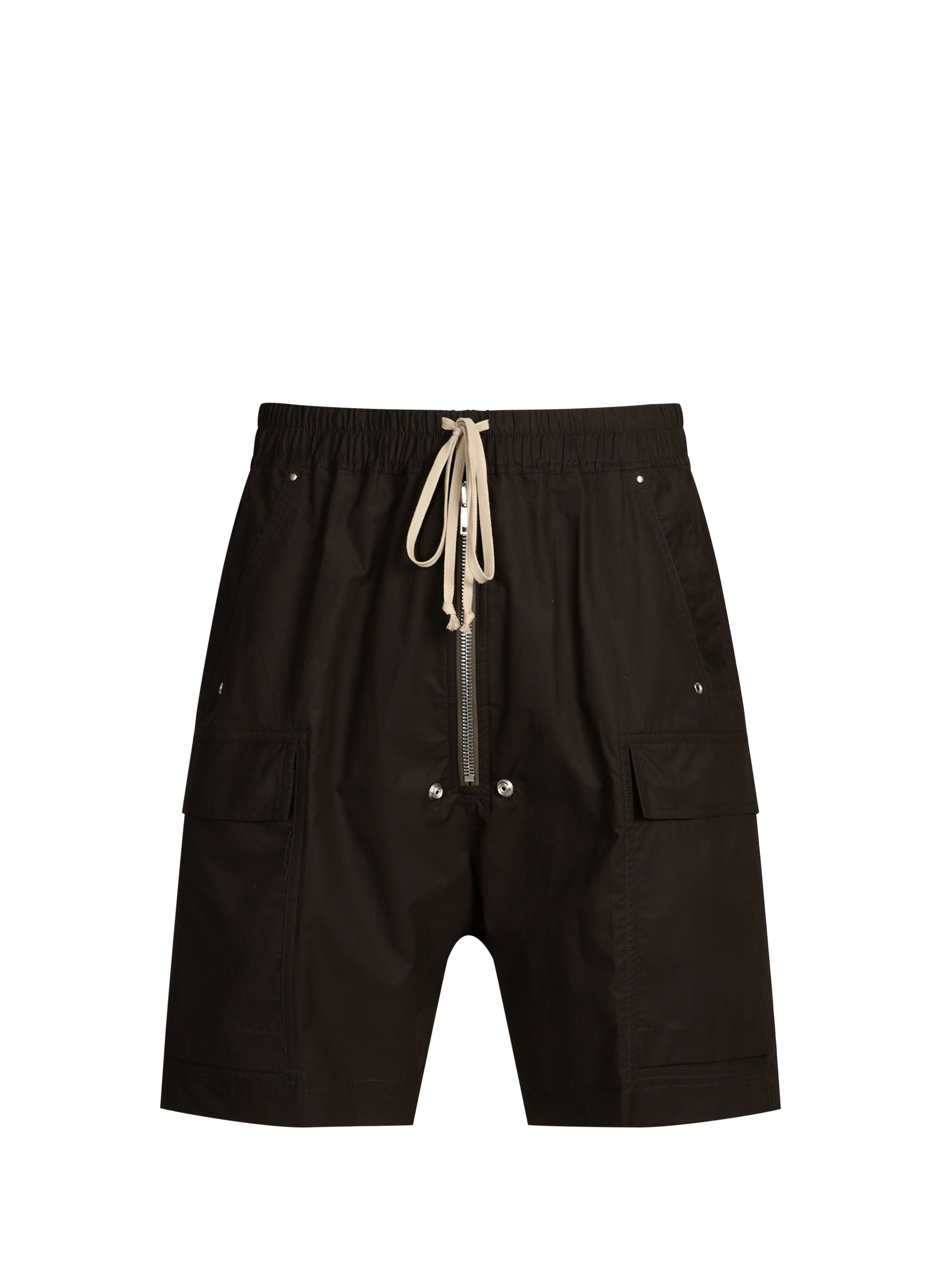 Short cargo en coton RICK OWENS Noir