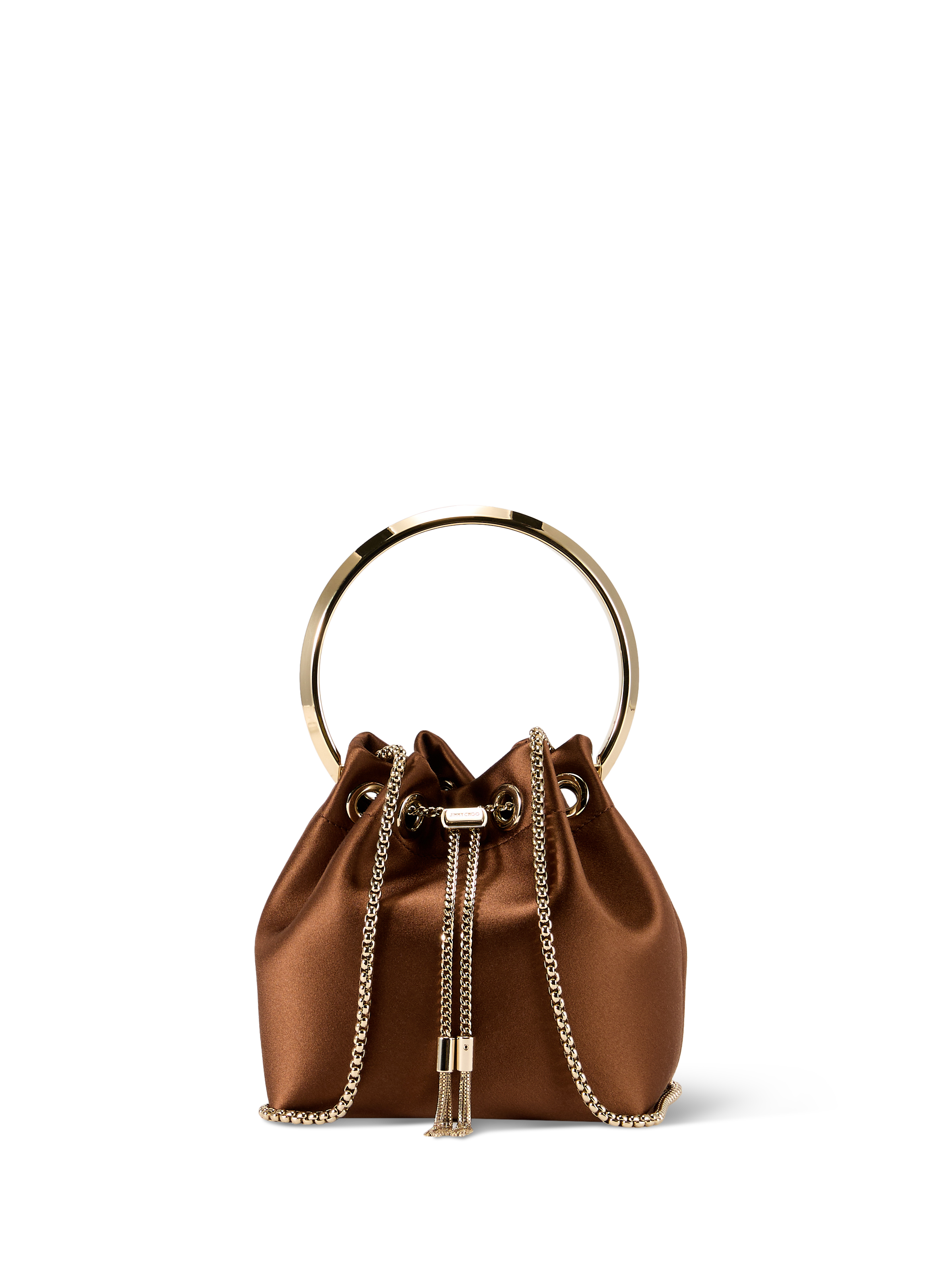 Satin handbag JIMMY CHOO Black