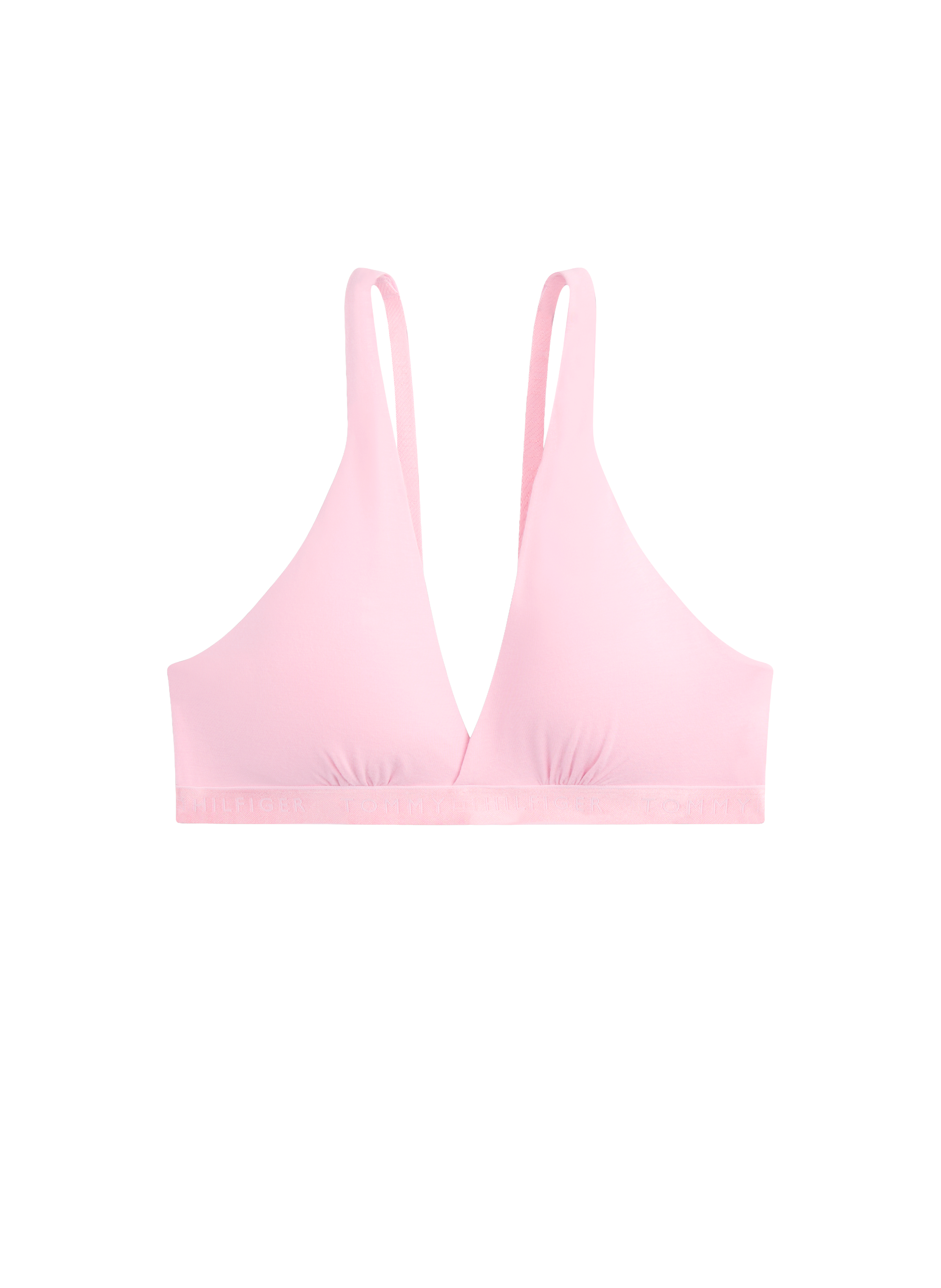 Brassière triangle à logo TOMMY HILFIGER Rose