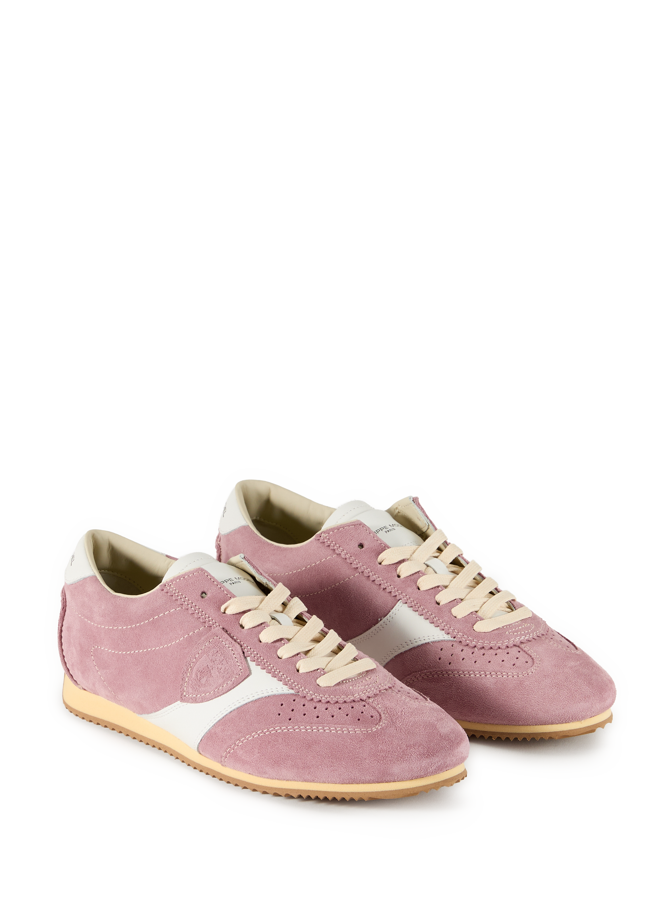 Suede Leather Sneakers PHILIPPE MODEL Pink