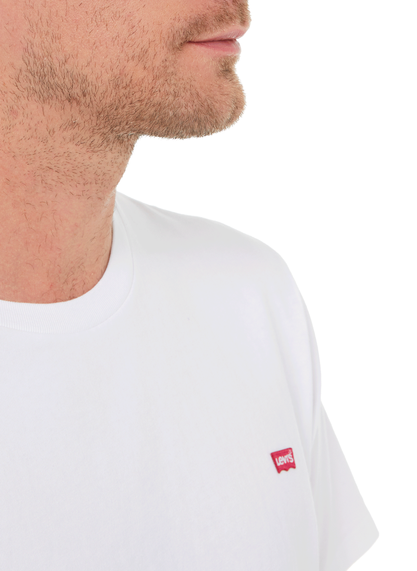 Cotton logo T-shirt LEVI'S White