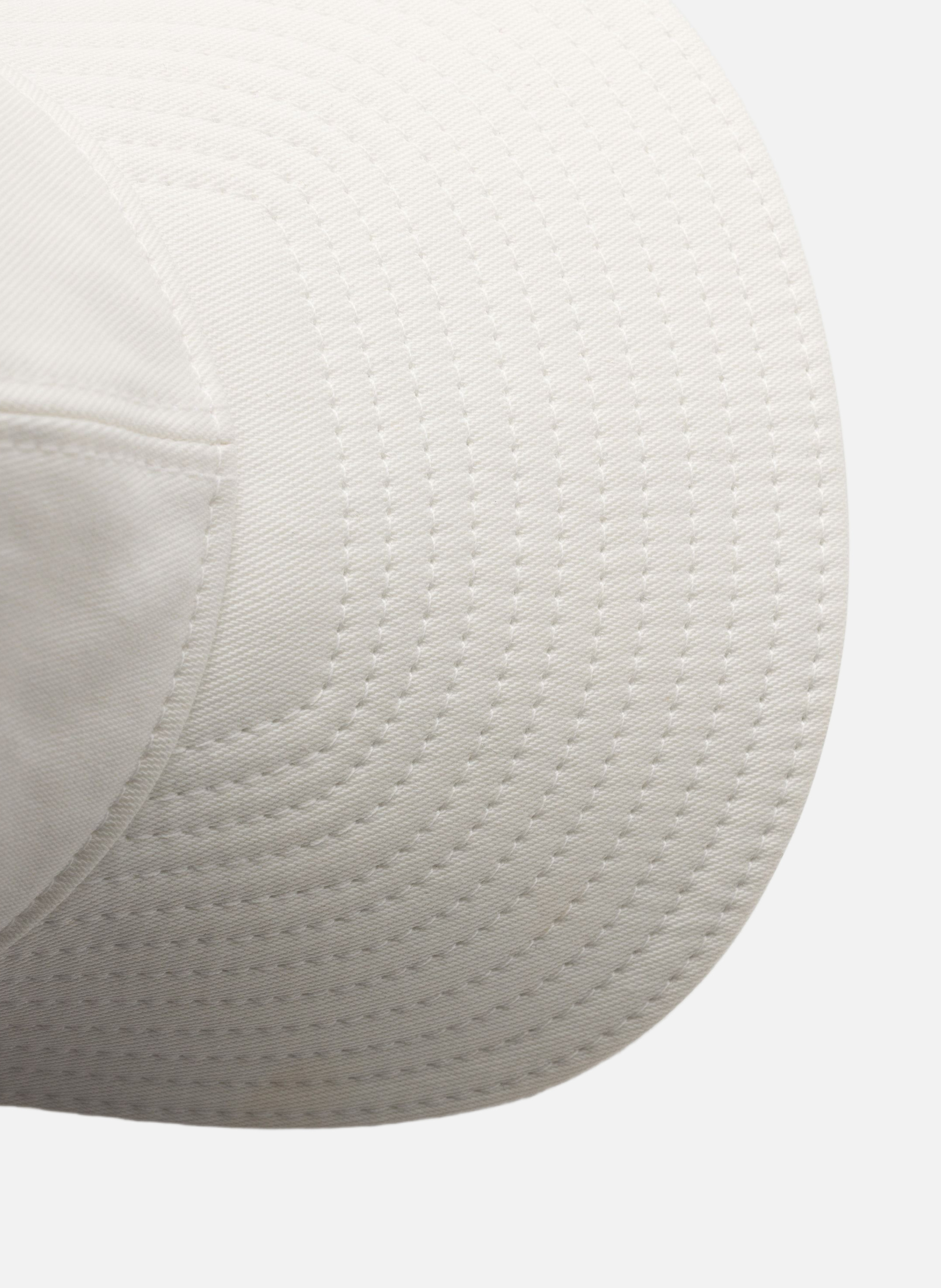 Casquette de baseball en satin PRADA Blanc