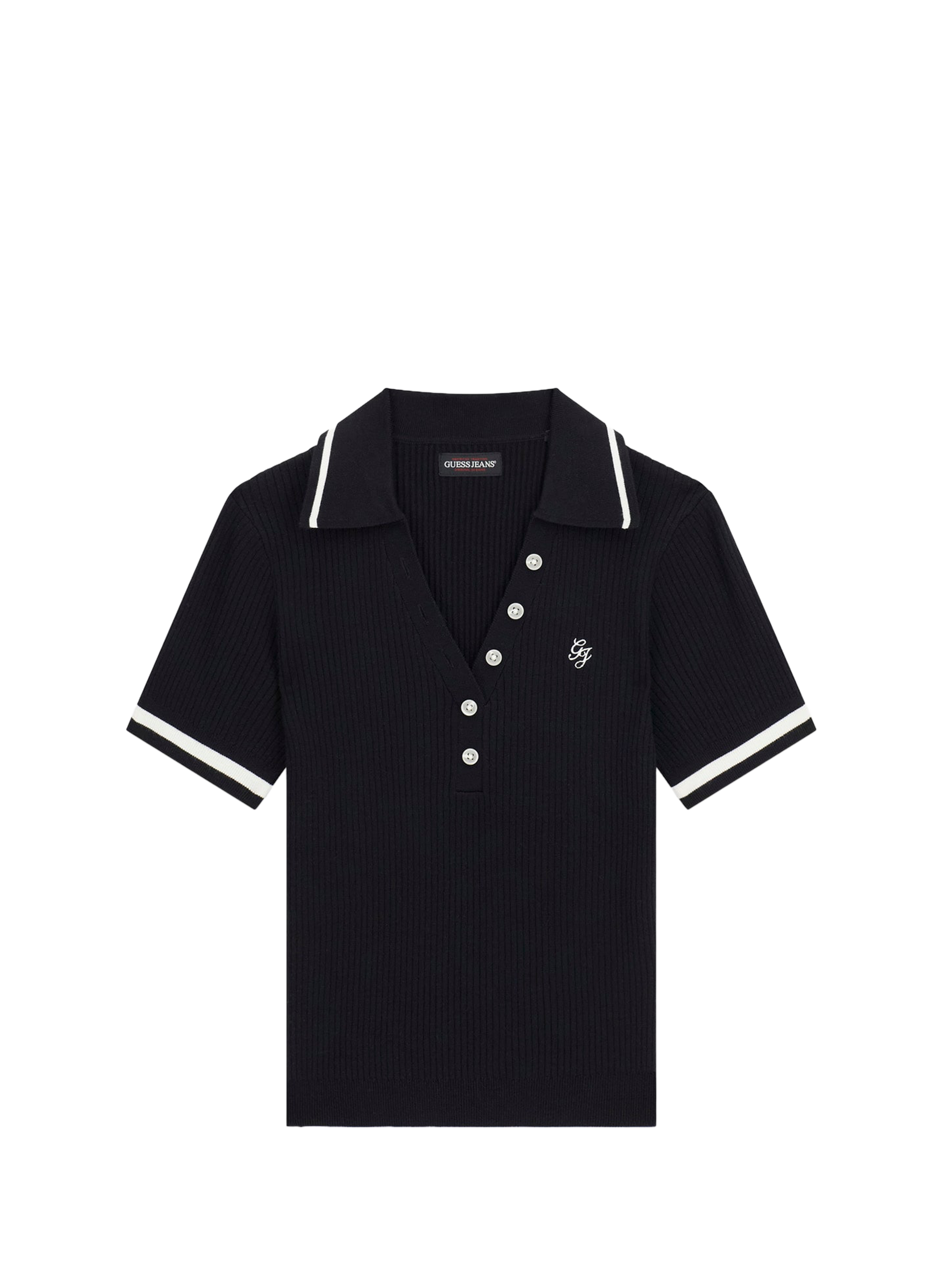 Polo met korte mouwen GUESS Zwart