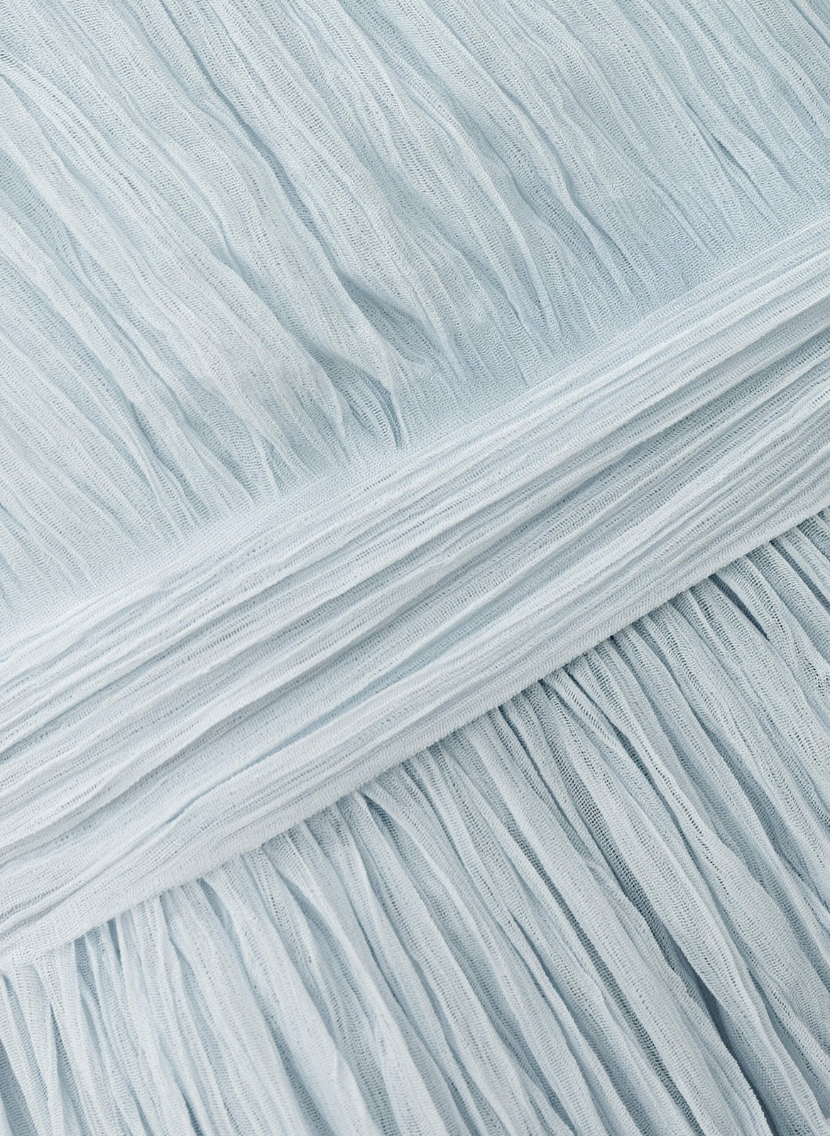 Robe longue plissée unie sans manches tania BA&SH Bleu