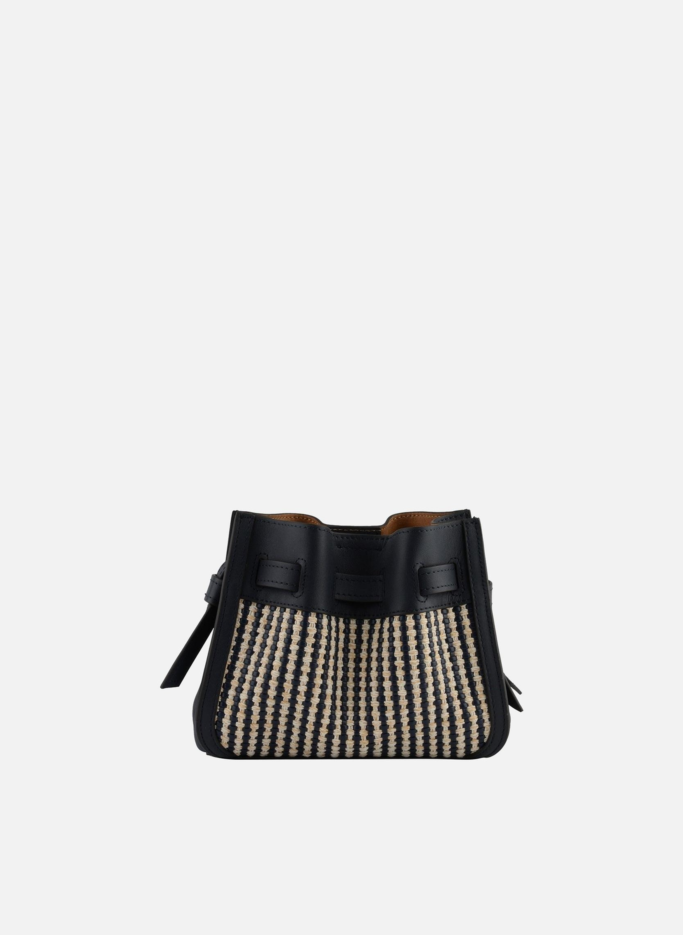 Blossom tressé | sac porté épaule POURCHET Bleu