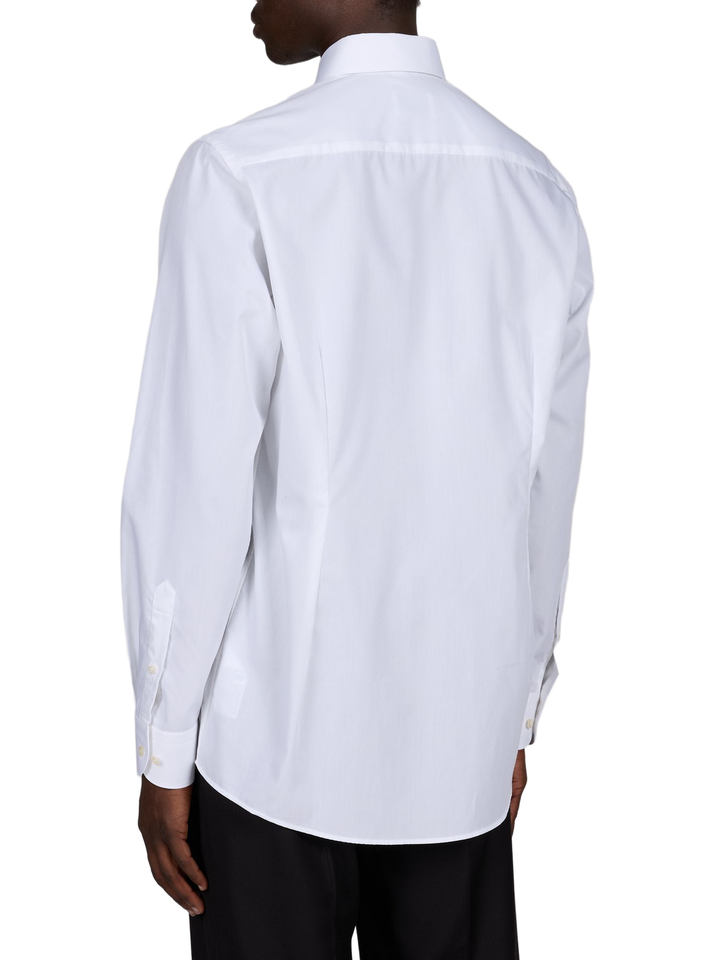 Chemise droite en coton ETON Blanc