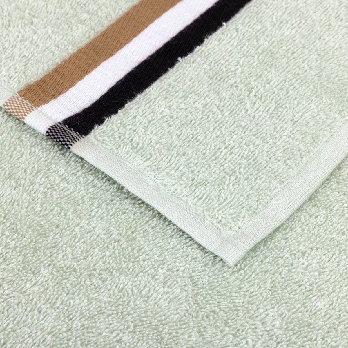 Serviette de toilette  en coton, b linea | Vert BOSS HOME Maison