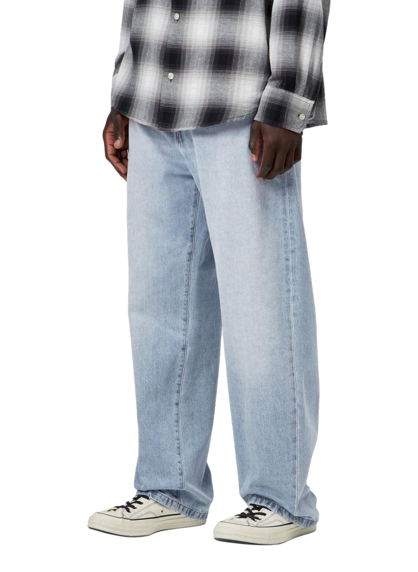 Jean large à cinq poches en coton CARHARTT WIP Bleu