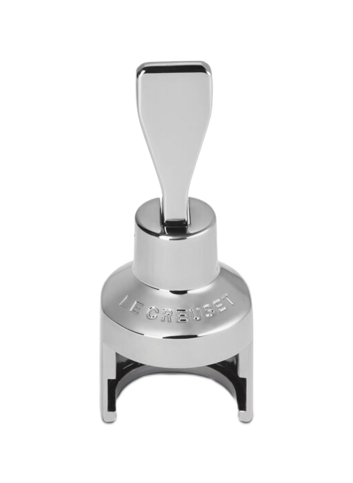 Perlenweinverschluss SW-101 aus Metall LE CREUSET Silber