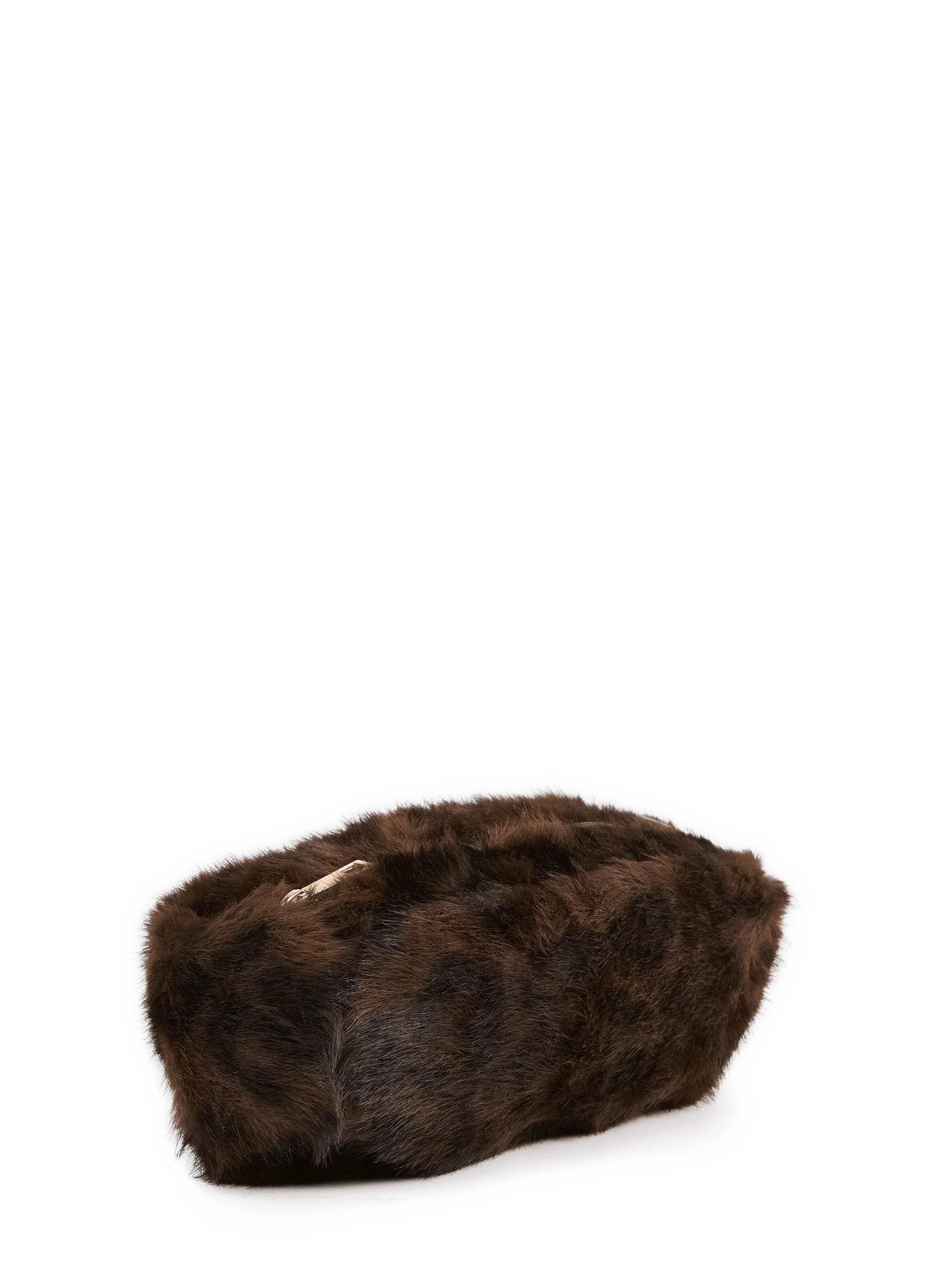 Printed faux fur pencil case AU PRINTEMPS PARIS Multicolour